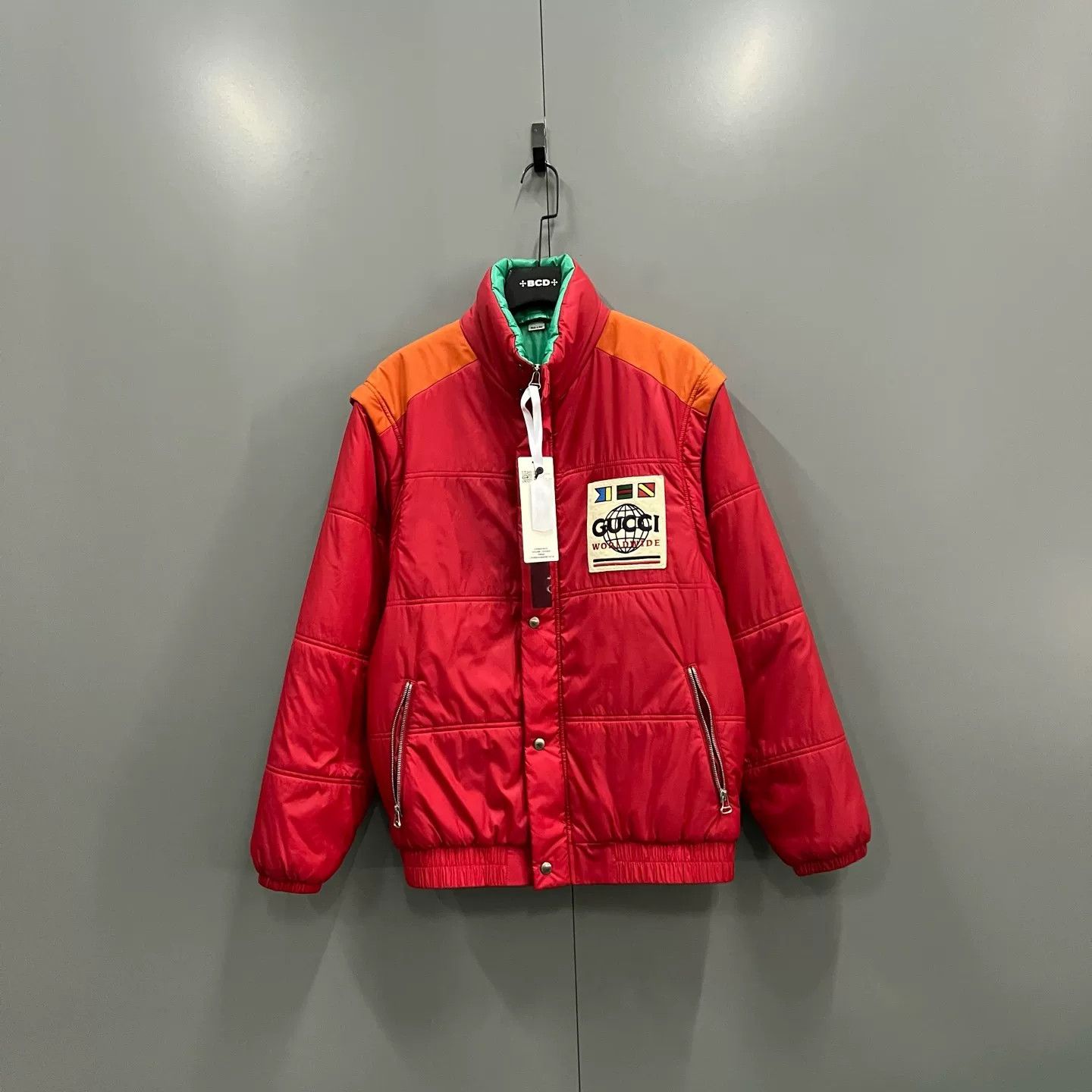Gucci Gucci Worldwide Logo Padded Jacket 44 Size US S / EU 44-46 / 1 - 2 Thumbnail