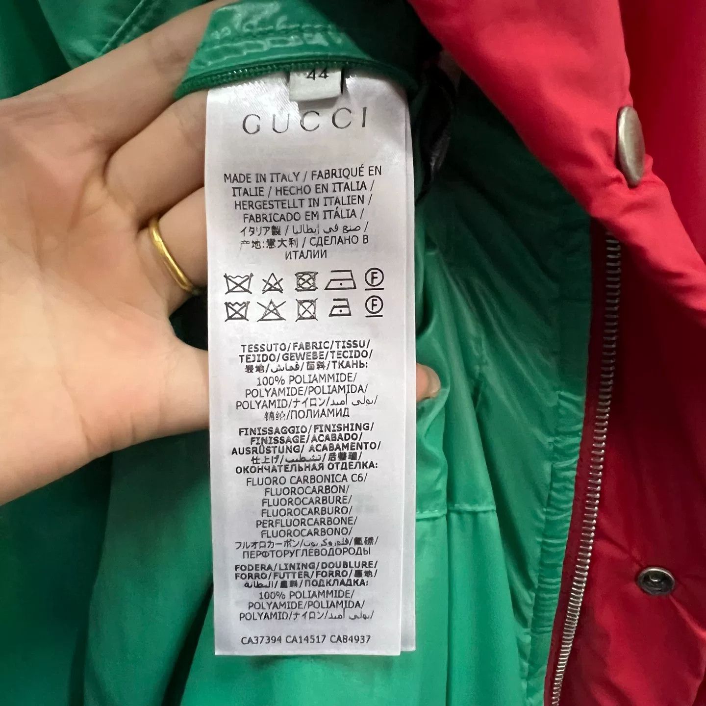 Gucci Gucci Worldwide Logo Padded Jacket 44 Size US S / EU 44-46 / 1 - 5 Thumbnail