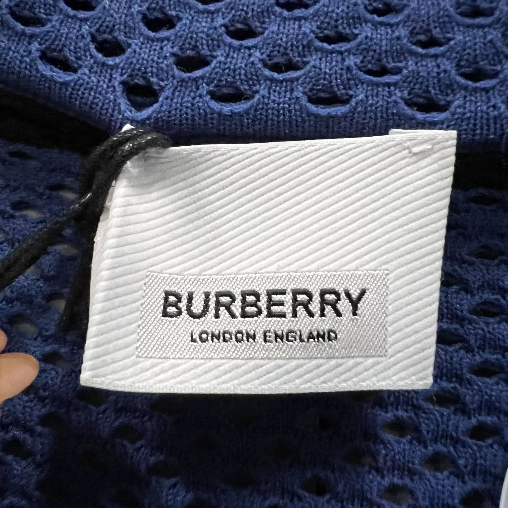 Burberry Burberry Striped Mesh Short Sleeve Shirt XS Size US XS / EU 42 / 0 - 4 Thumbnail