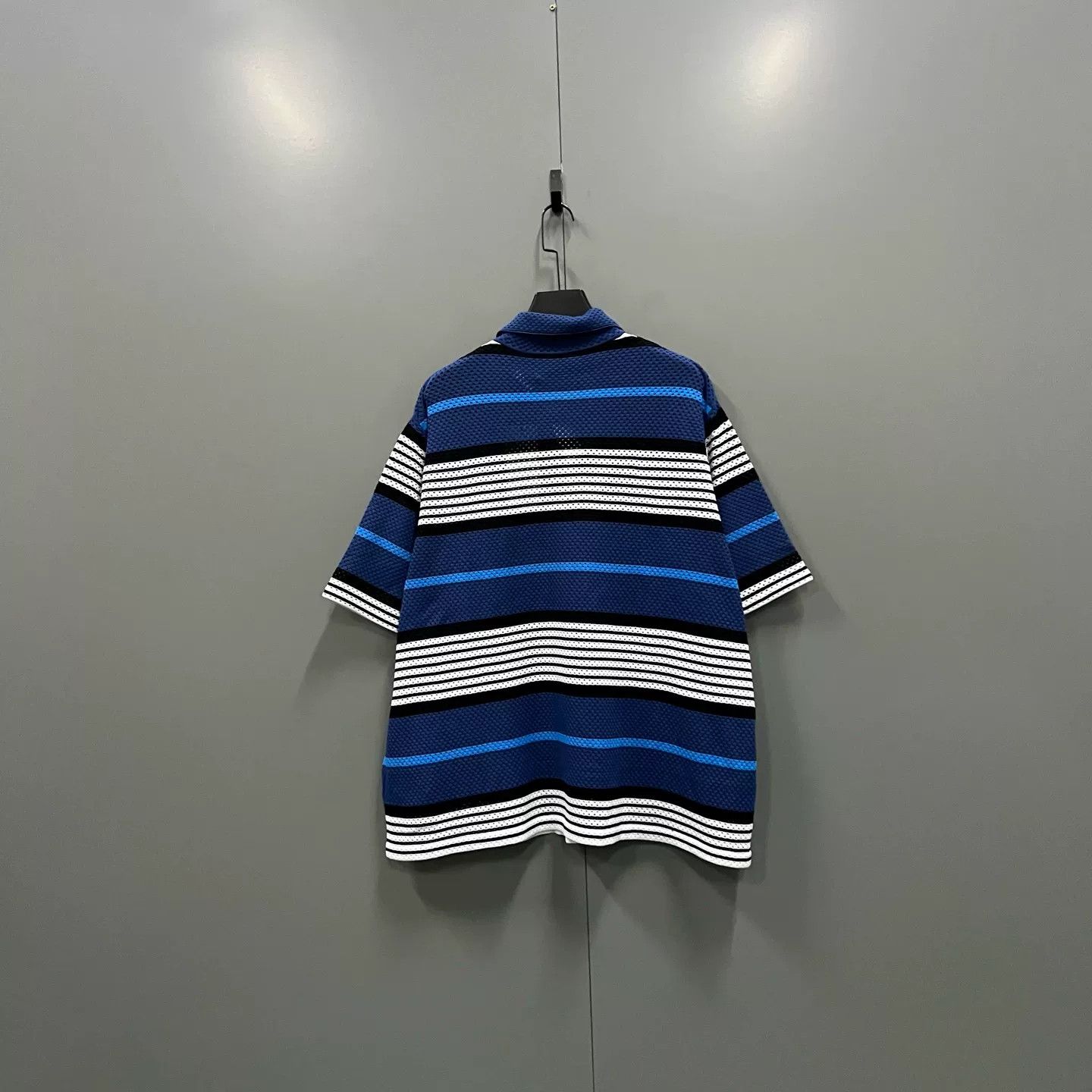 Burberry Burberry Striped Mesh Short Sleeve Shirt XS Size US XS / EU 42 / 0 - 3 Thumbnail