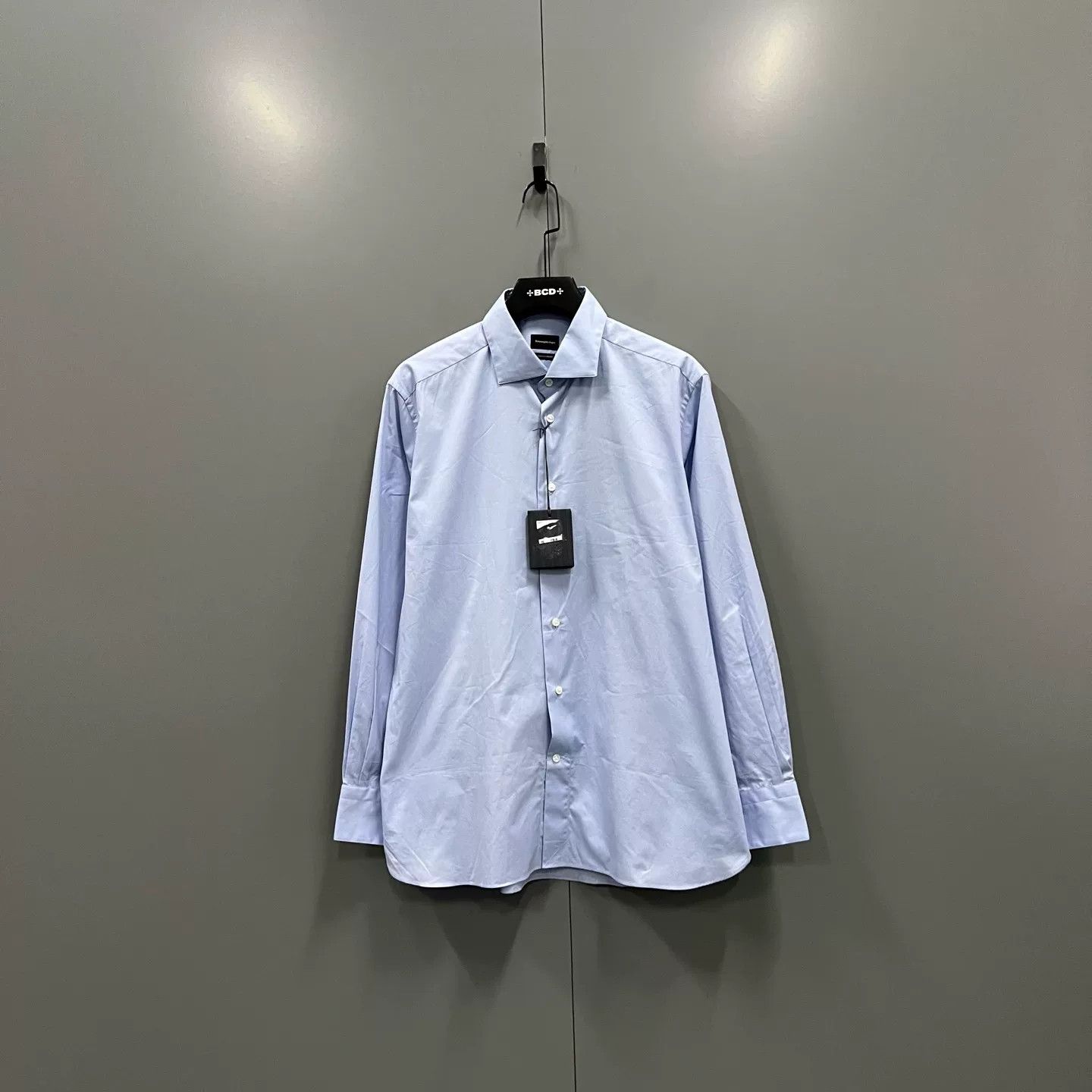 Ermenegildo Zegna Zegna Trofeo Comfort Light Blue Shirt 43 XL Size US XL / EU 56 / 4 - 2 Thumbnail