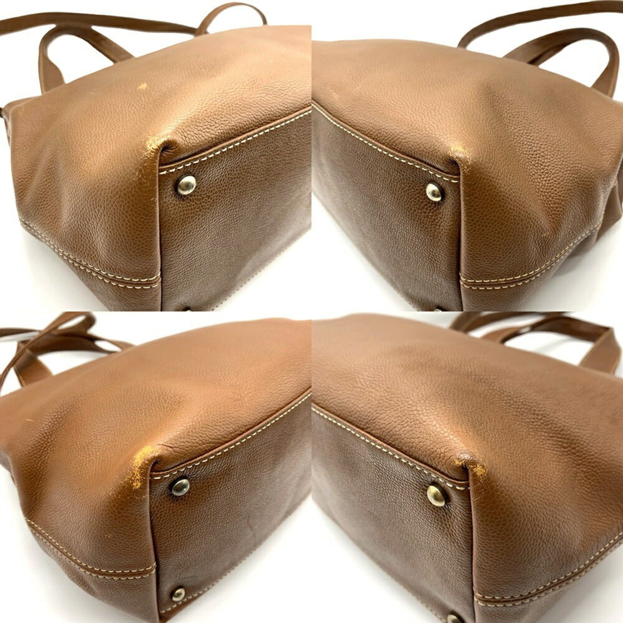 Chanel Chanel Caviar Skin 2-Way Shoulder Handbag Turnlock Brown CHANEL Size ONE SIZE - 3 Thumbnail
