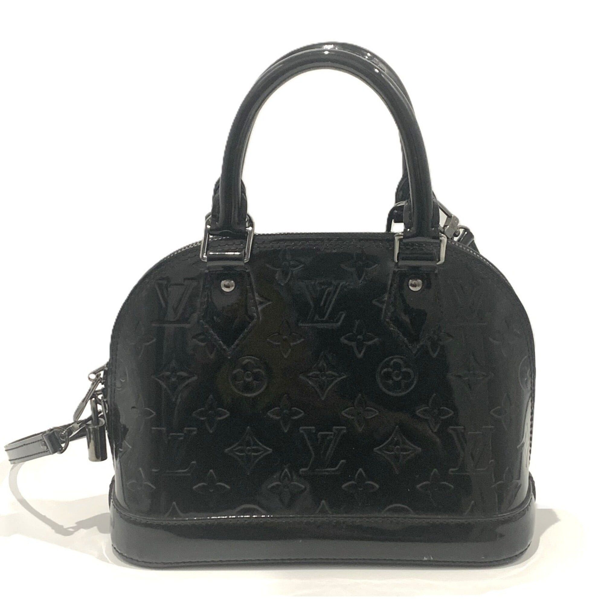 Louis Vuitton Louis Vuitton Vernis Alma BB Shoulder Bag, Black LOUIS VUITTON Size ONE SIZE - 2 Thumbnail