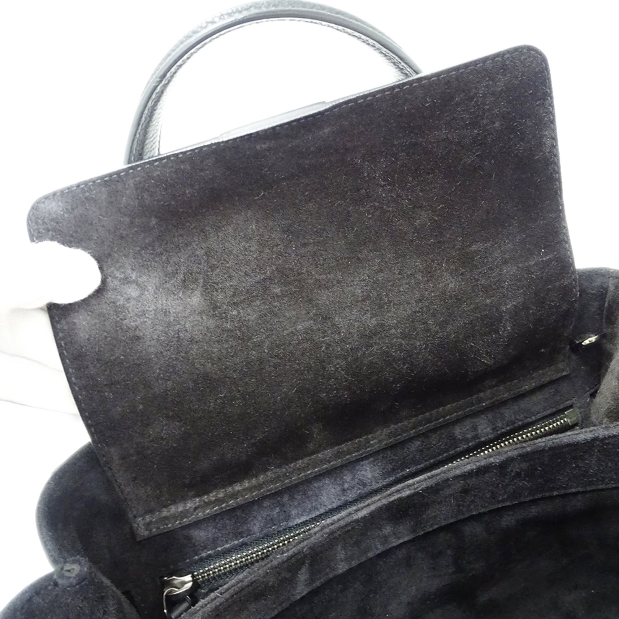 Bvlgari BVLGARI Women's Handbag, Brand Name, Handbag/Shoulder Bag, 2-way, Leather, Black Size ONE SIZE - 9 Thumbnail