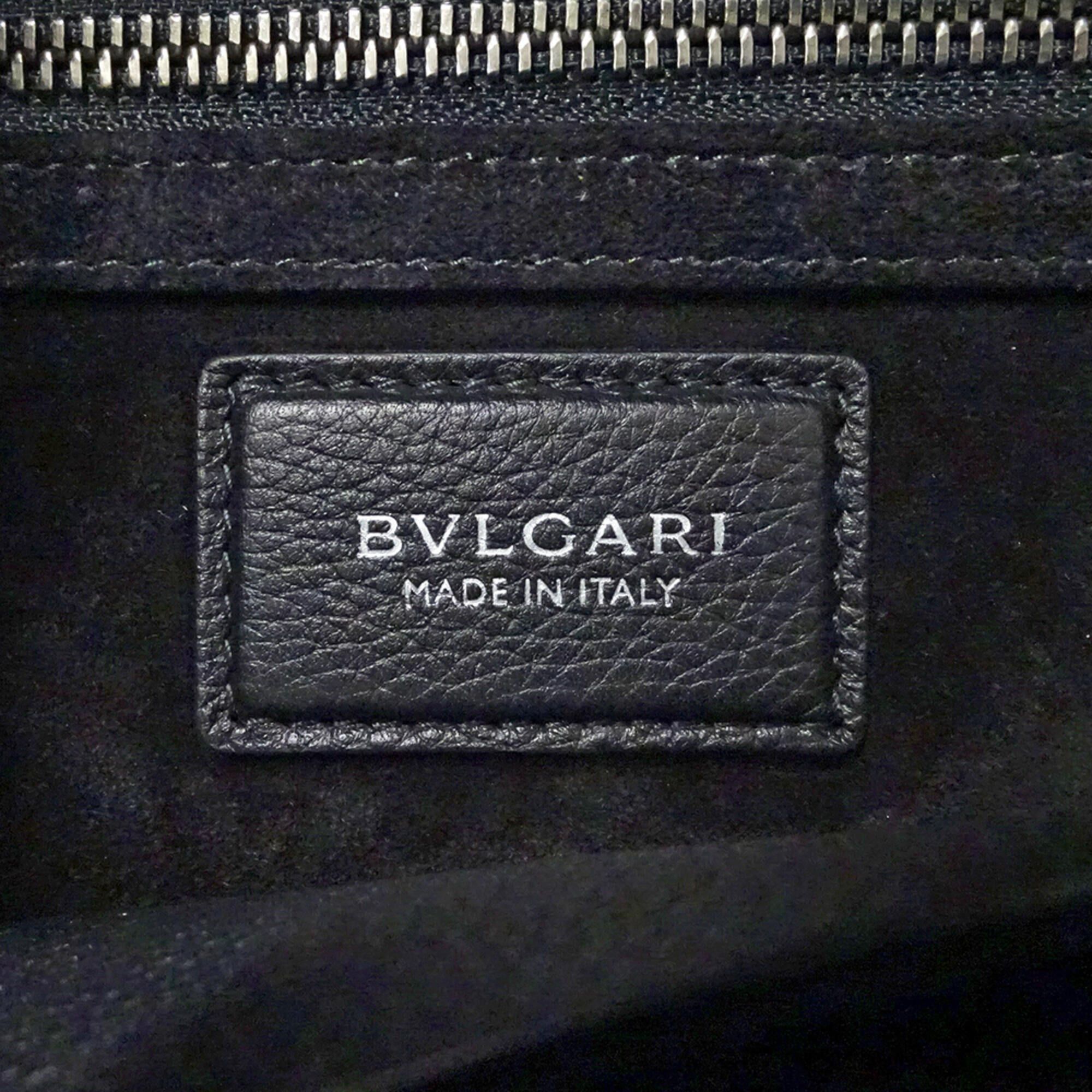 Bvlgari BVLGARI Women's Handbag, Brand Name, Handbag/Shoulder Bag, 2-way, Leather, Black Size ONE SIZE - 6 Thumbnail