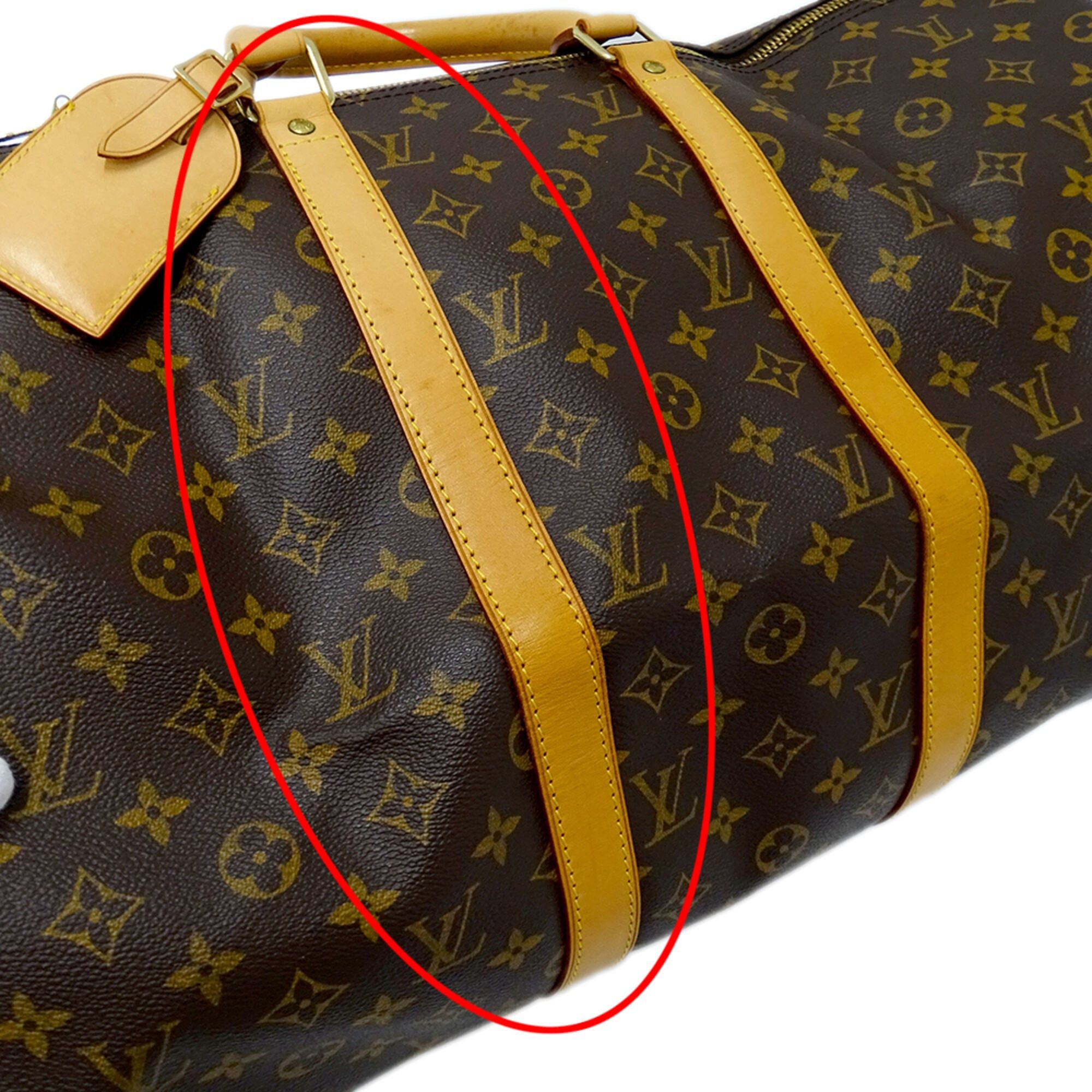Louis Vuitton Louis Vuitton Handbag Monogram Women's Men's Brand Boston Bag Keepall 50 M41426 Brown Size ONE SIZE - 10 Thumbnail
