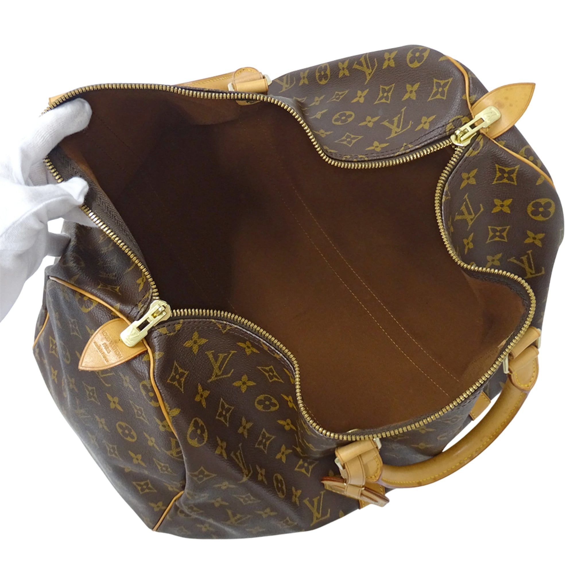 Louis Vuitton Louis Vuitton Handbag Monogram Women's Men's Brand Boston Bag Keepall 50 M41426 Brown Size ONE SIZE - 5 Thumbnail