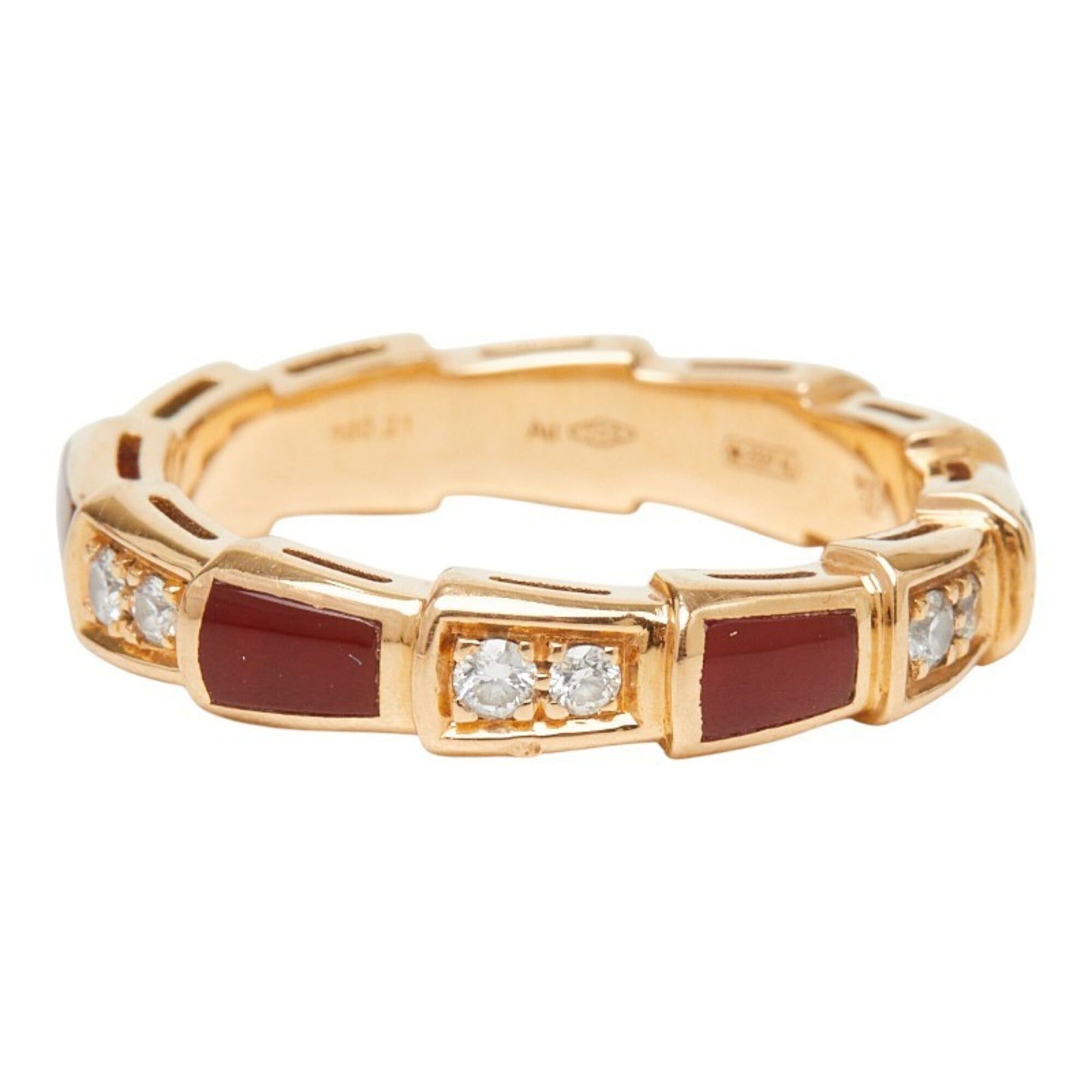 Bvlgari Bulgari Serpenti Viper Ring, Size #50, 18KPG Pink Gold, Au750 stamped, Women's, BVLGARI Size ONE SIZE - 2 Thumbnail