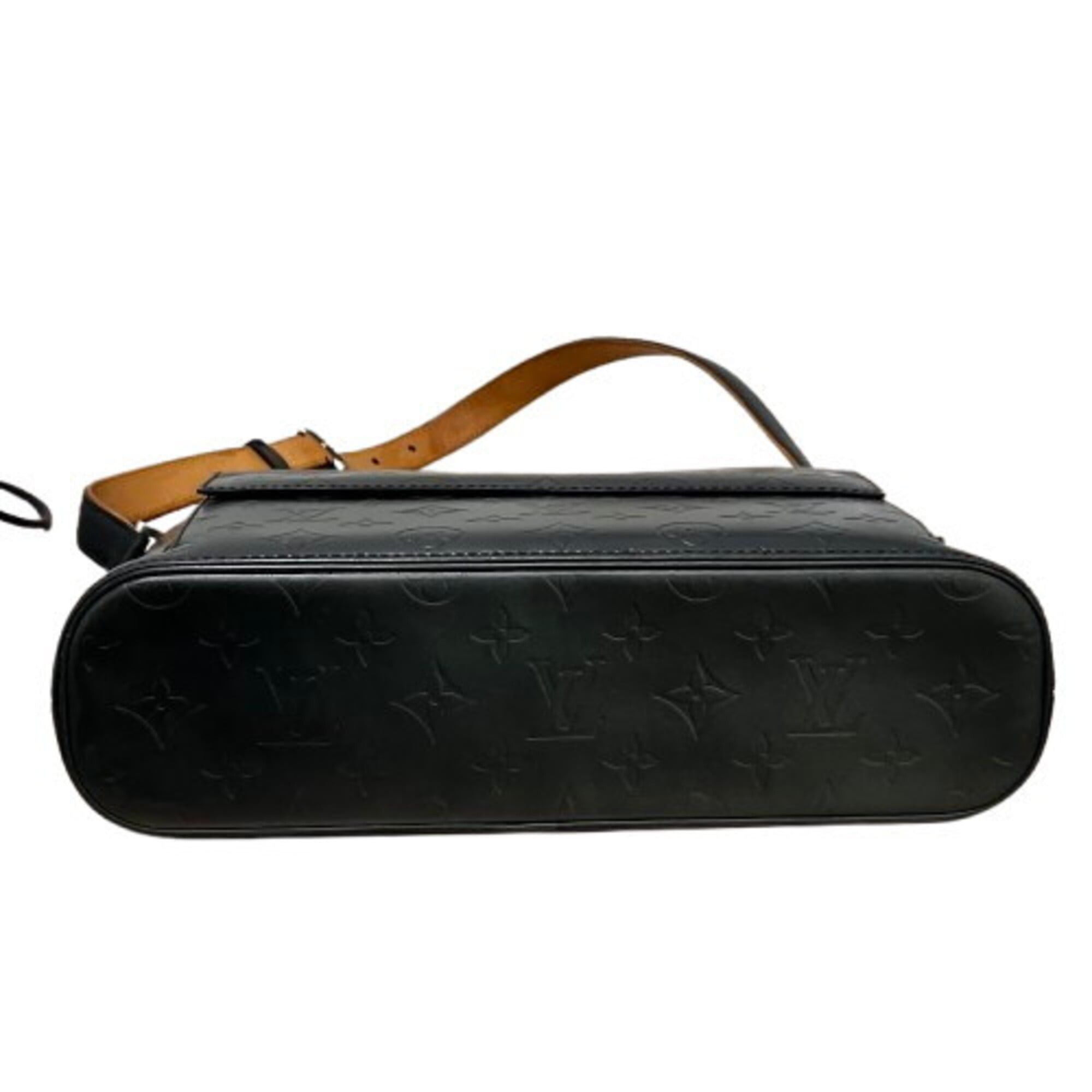 Louis Vuitton Louis Vuitton Monogram Mat Alston M55122 Black Shoulder Bag Size ONE SIZE - 7 Thumbnail
