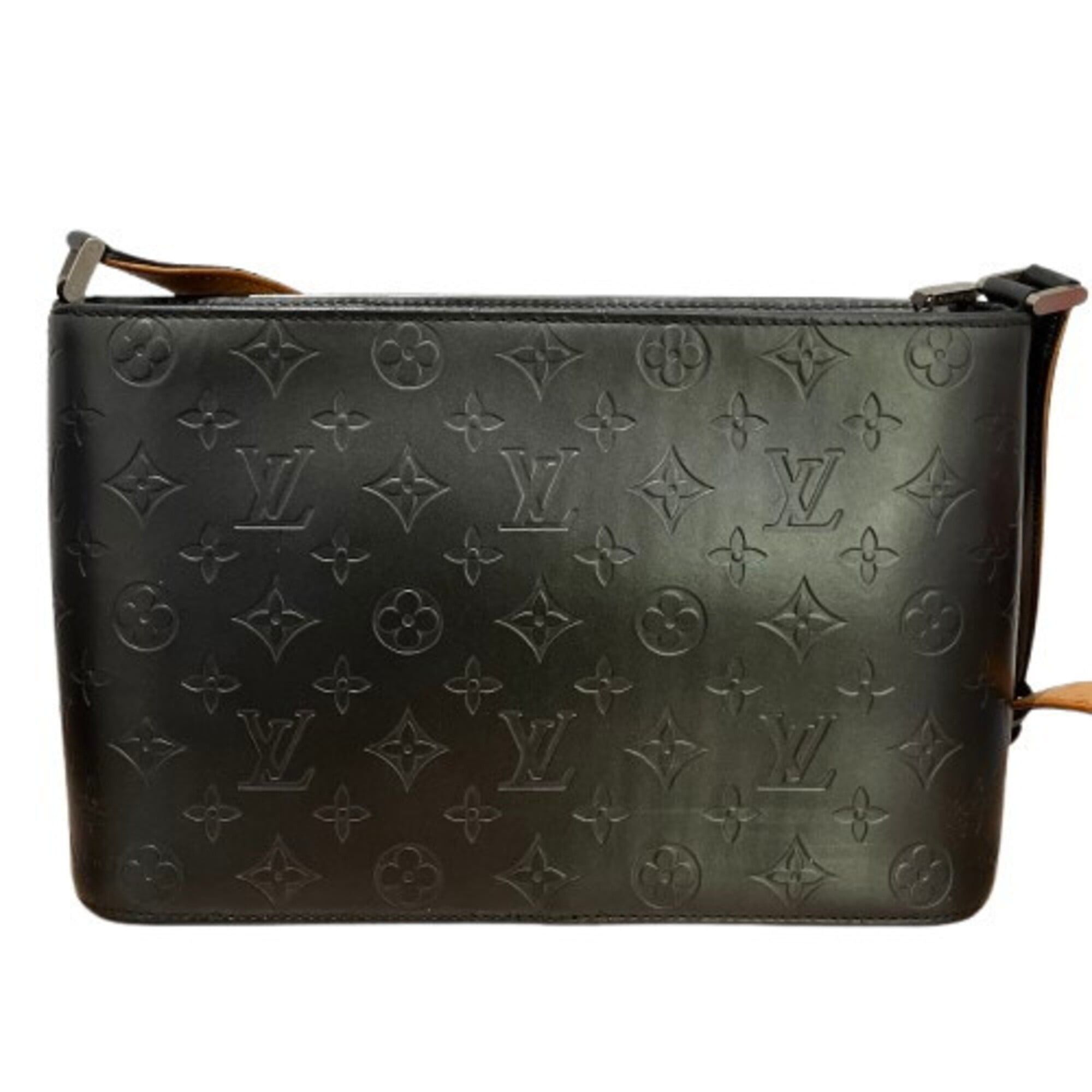 Louis Vuitton Louis Vuitton Monogram Mat Alston M55122 Black Shoulder Bag Size ONE SIZE - 3 Thumbnail