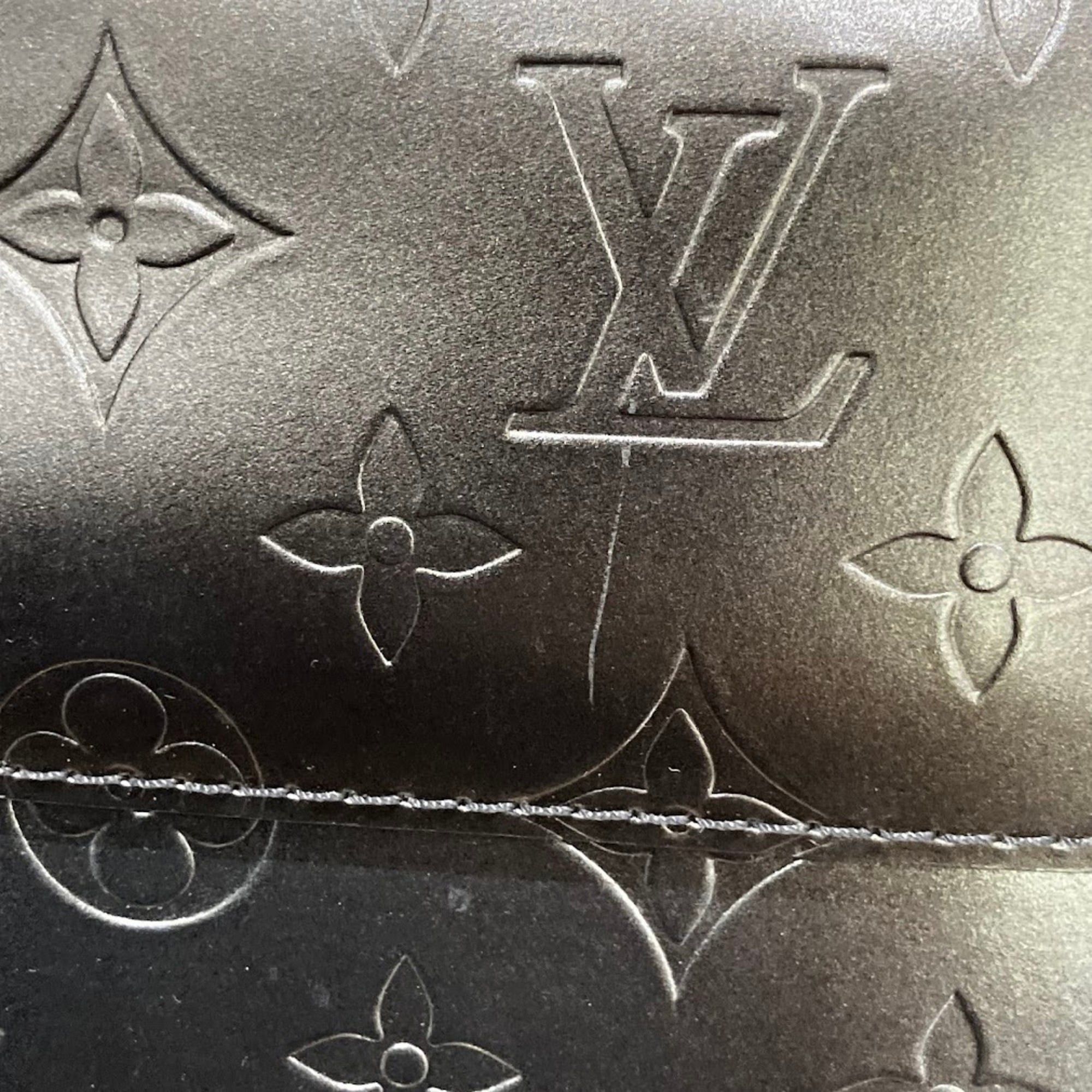 Louis Vuitton Louis Vuitton Monogram Mat Alston M55122 Black Shoulder Bag Size ONE SIZE - 8 Thumbnail