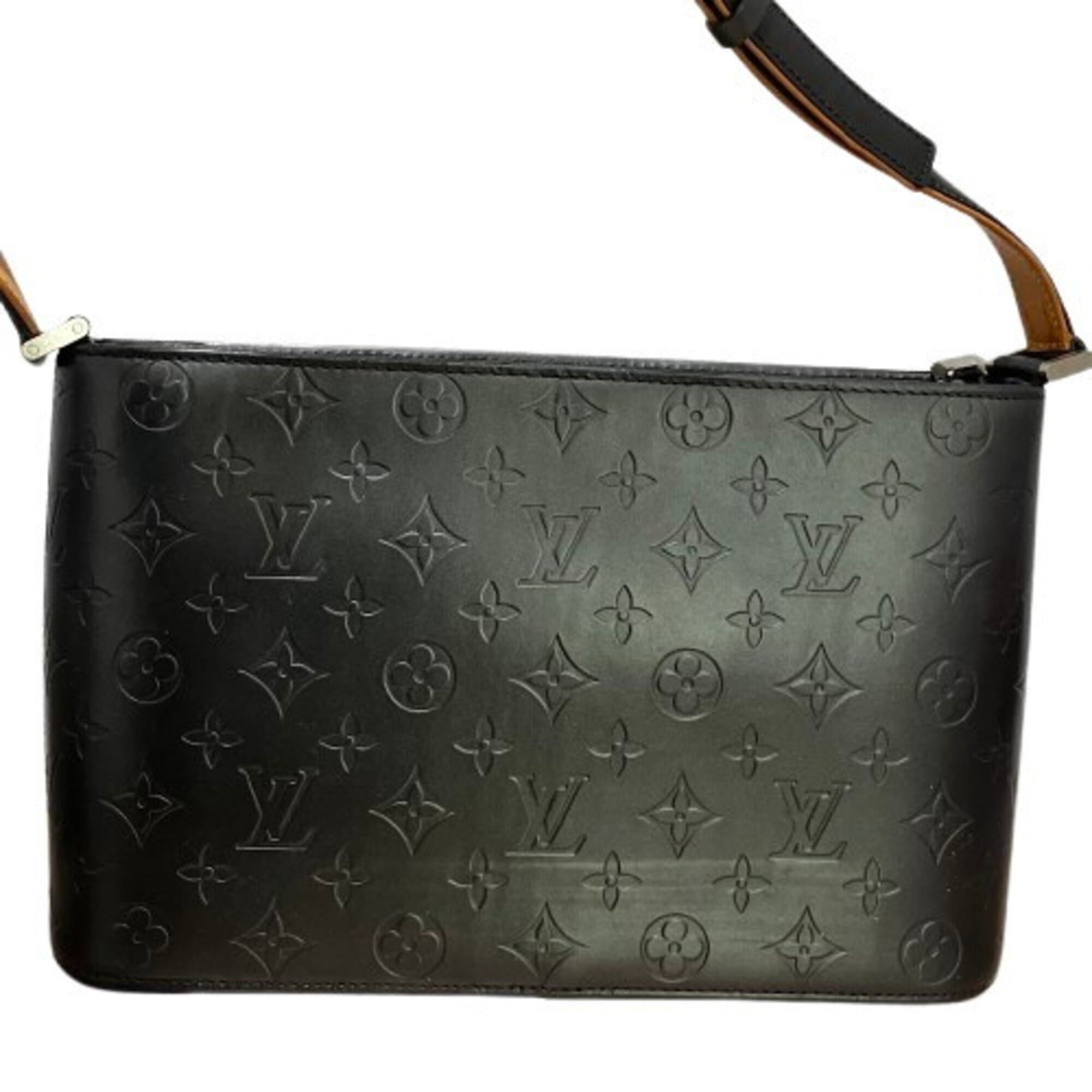 Louis Vuitton Louis Vuitton Monogram Mat Alston M55122 Black Shoulder Bag Size ONE SIZE - 2 Thumbnail