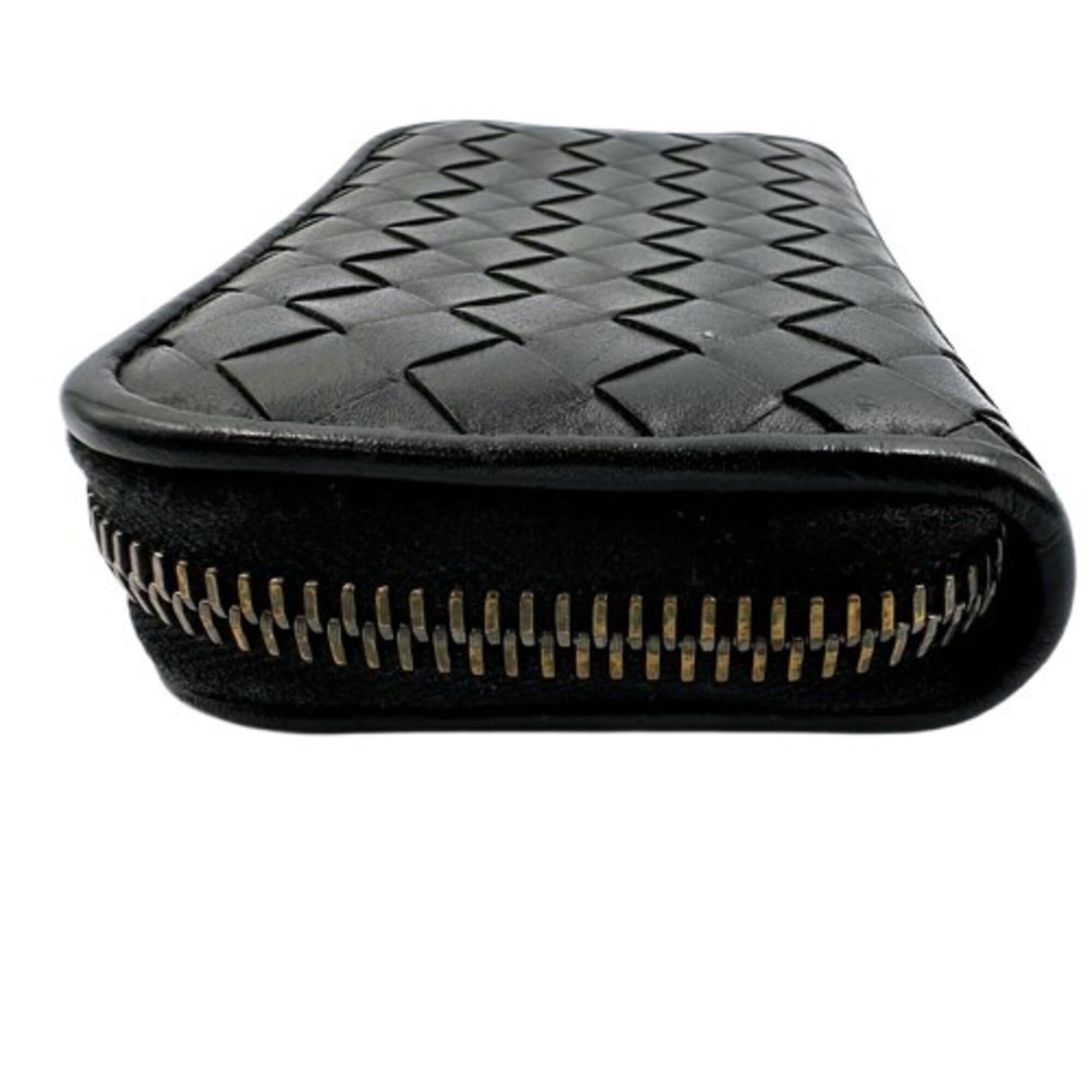 Bottega Veneta BOTTEGA VENETA Coin Case, Intrecciato Weave, Black Size ONE SIZE - 4 Thumbnail