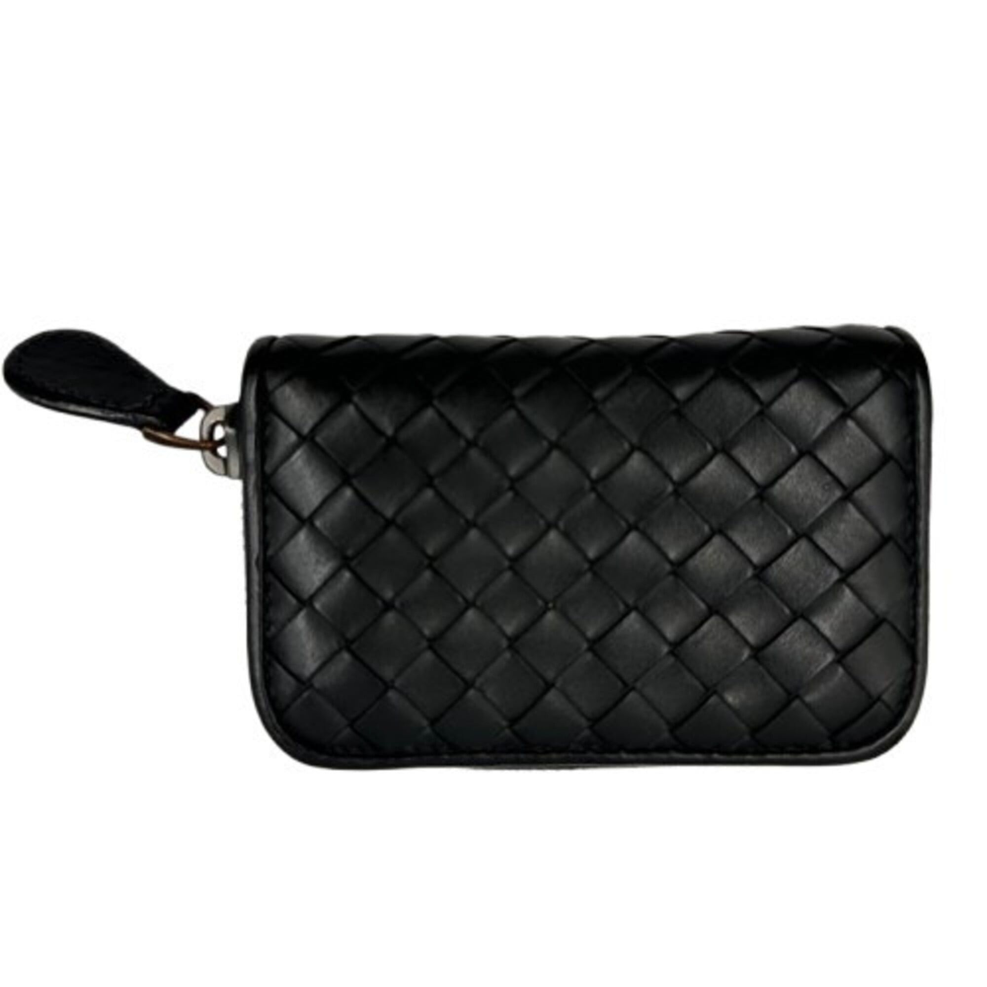 Bottega Veneta BOTTEGA VENETA Coin Case, Intrecciato Weave, Black Size ONE SIZE - 2 Thumbnail