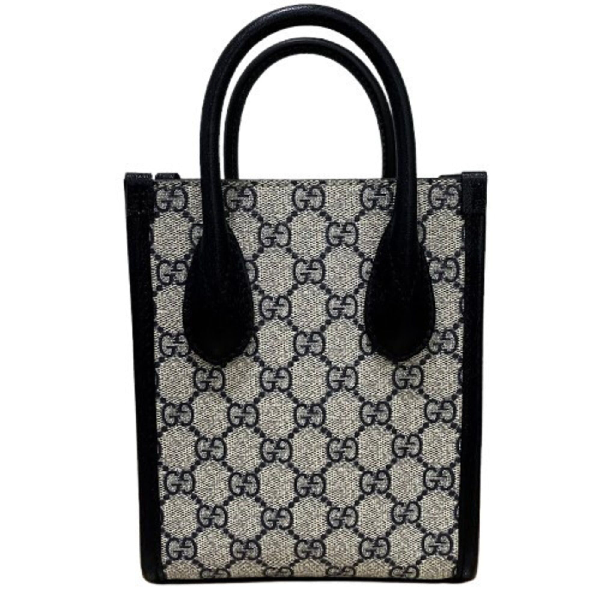 Gucci GUCCI GG Supreme Mini Tote Bag 671623 Handbag Size ONE SIZE - 2 Thumbnail
