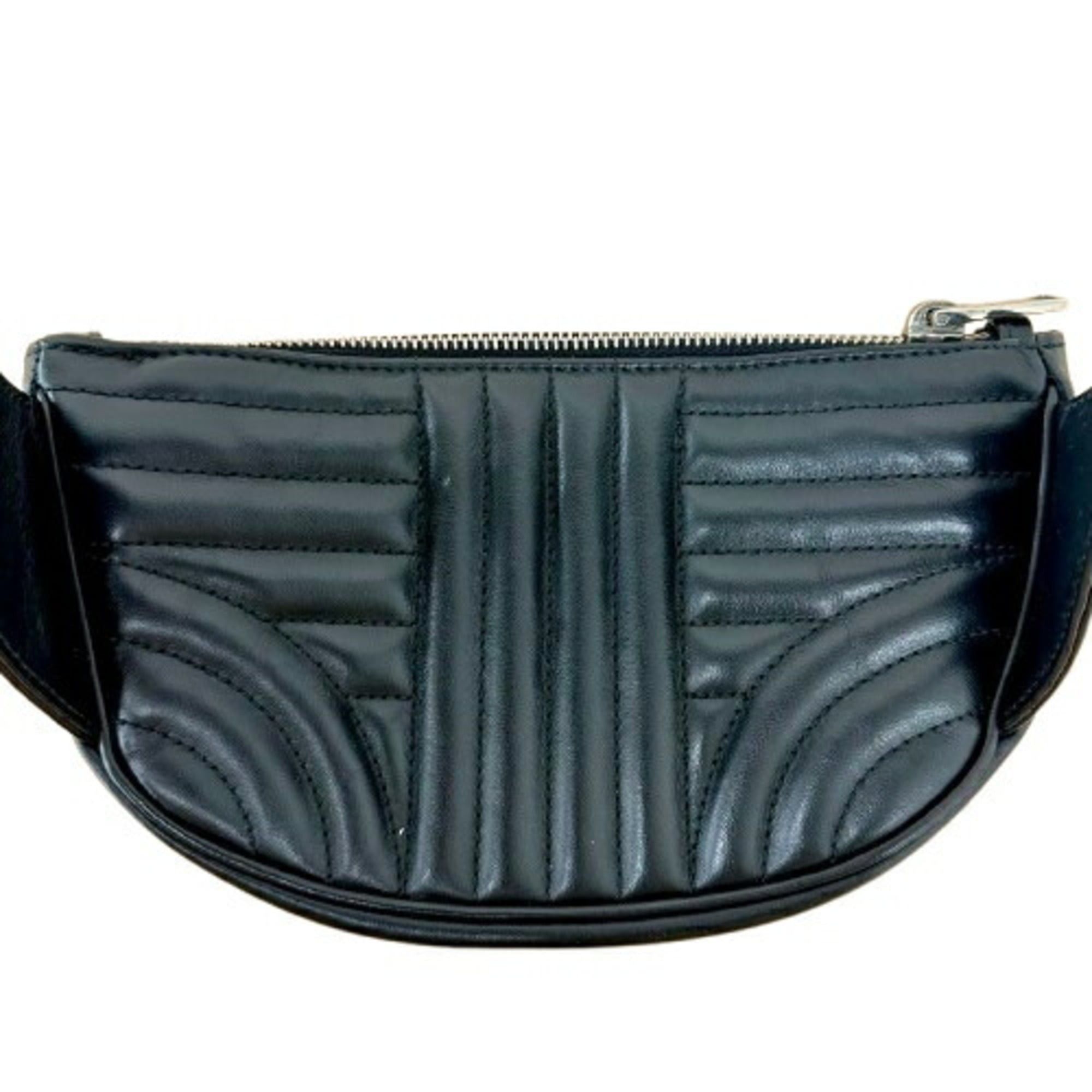 Prada PRADA IMPUNTURE Waist Bag/Body Bag 1BL008 NERO Black Leather Size ONE SIZE - 2 Thumbnail