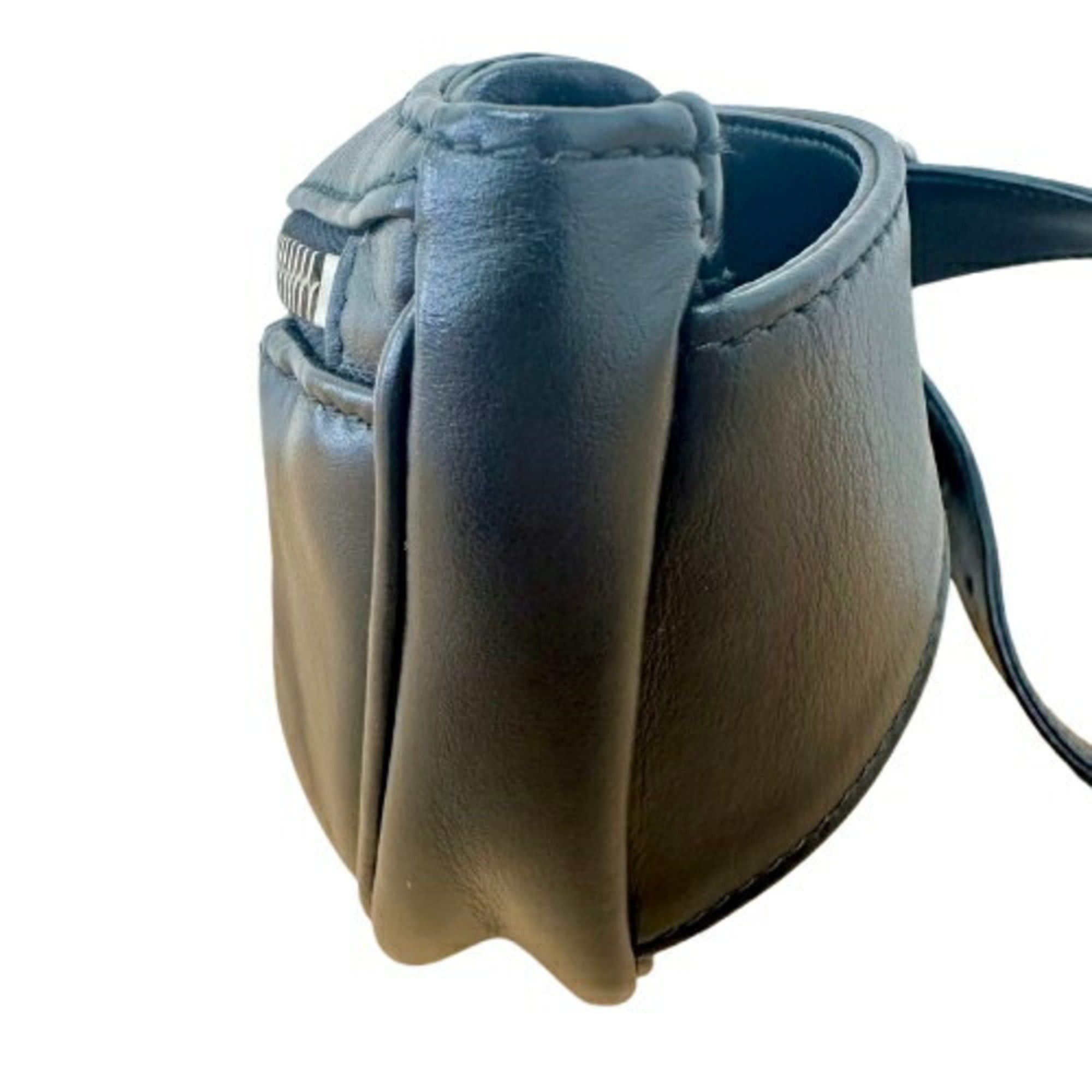Prada PRADA IMPUNTURE Waist Bag/Body Bag 1BL008 NERO Black Leather Size ONE SIZE - 4 Thumbnail