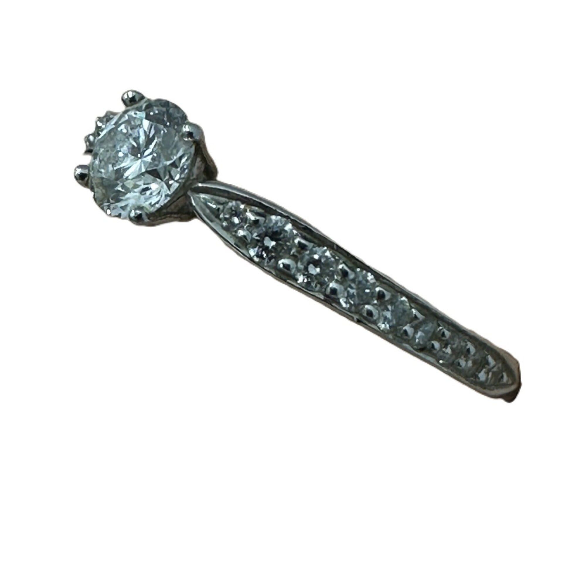 Tiffany & Co. TIFFANY & Co. Tiffany Solitaire Harmony Ring, Pt950, 0.35ct Diamond, Size 13, D-VS1-3EX, Engraved, Women's. Size ONE SIZE - 4 Thumbnail