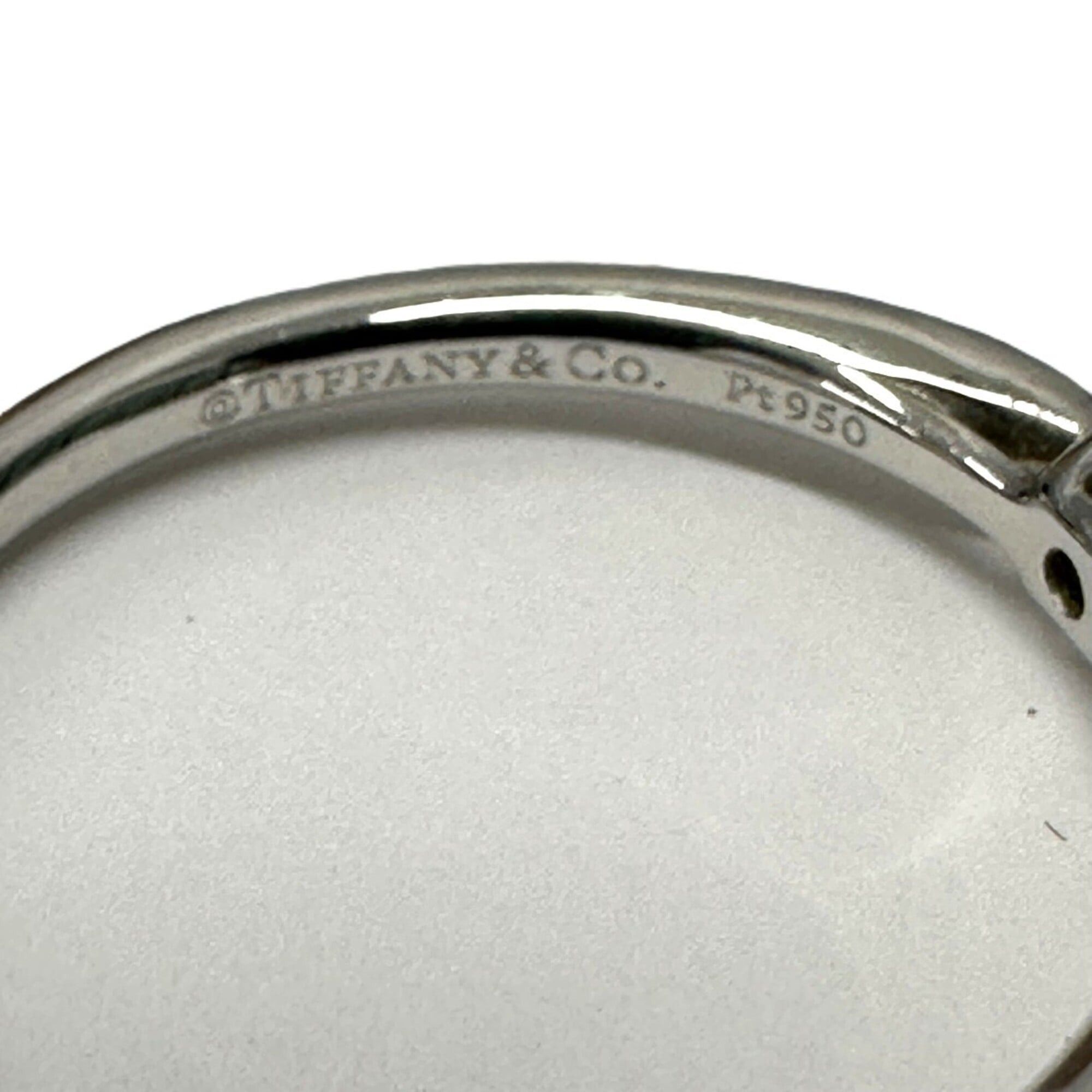 Tiffany & Co. TIFFANY & Co. Tiffany Solitaire Harmony Ring, Pt950, 0.35ct Diamond, Size 13, D-VS1-3EX, Engraved, Women's. Size ONE SIZE - 5 Thumbnail
