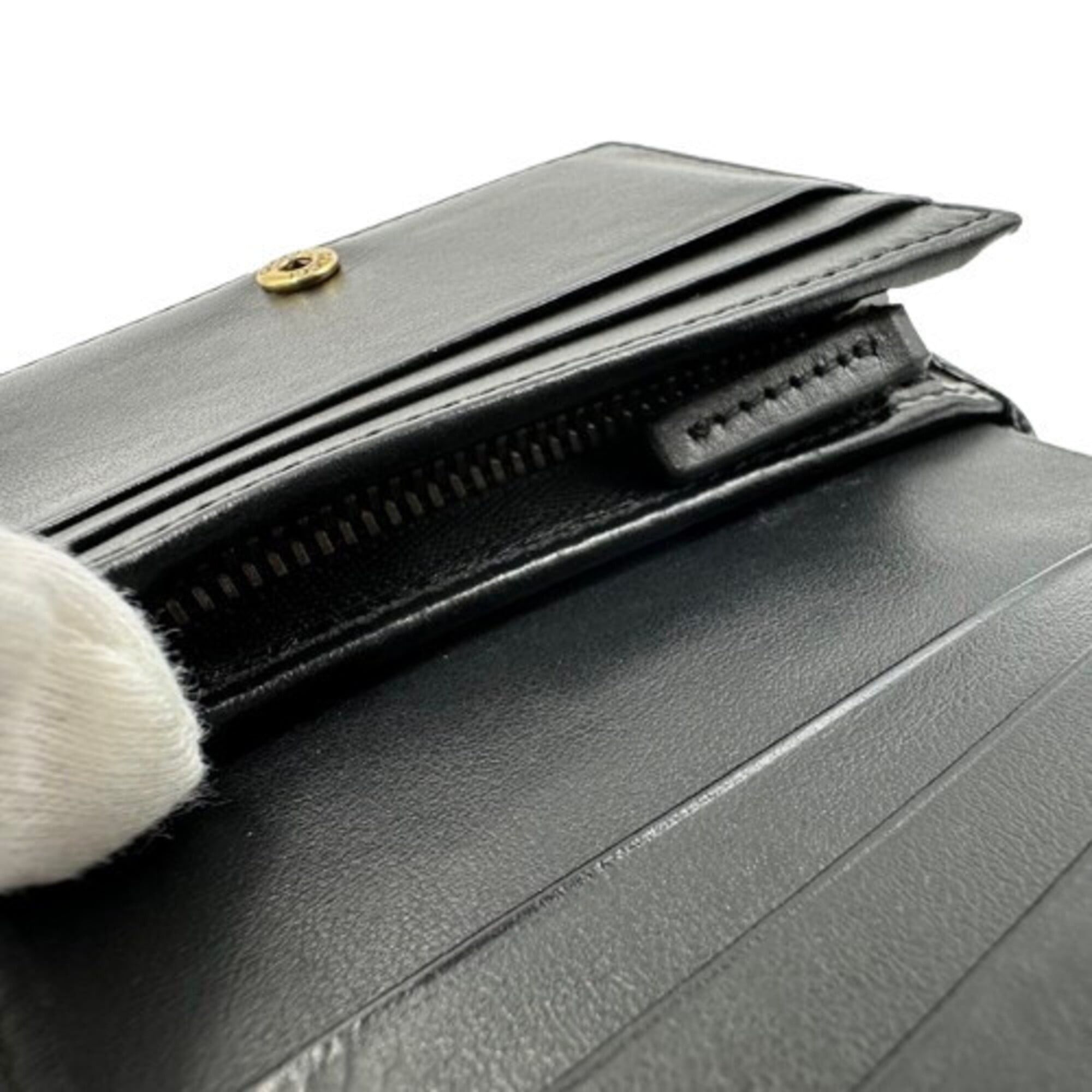 Gucci GUCCI GG Marmont Bi-fold Wallet 466492 Black Size ONE SIZE - 5 Thumbnail