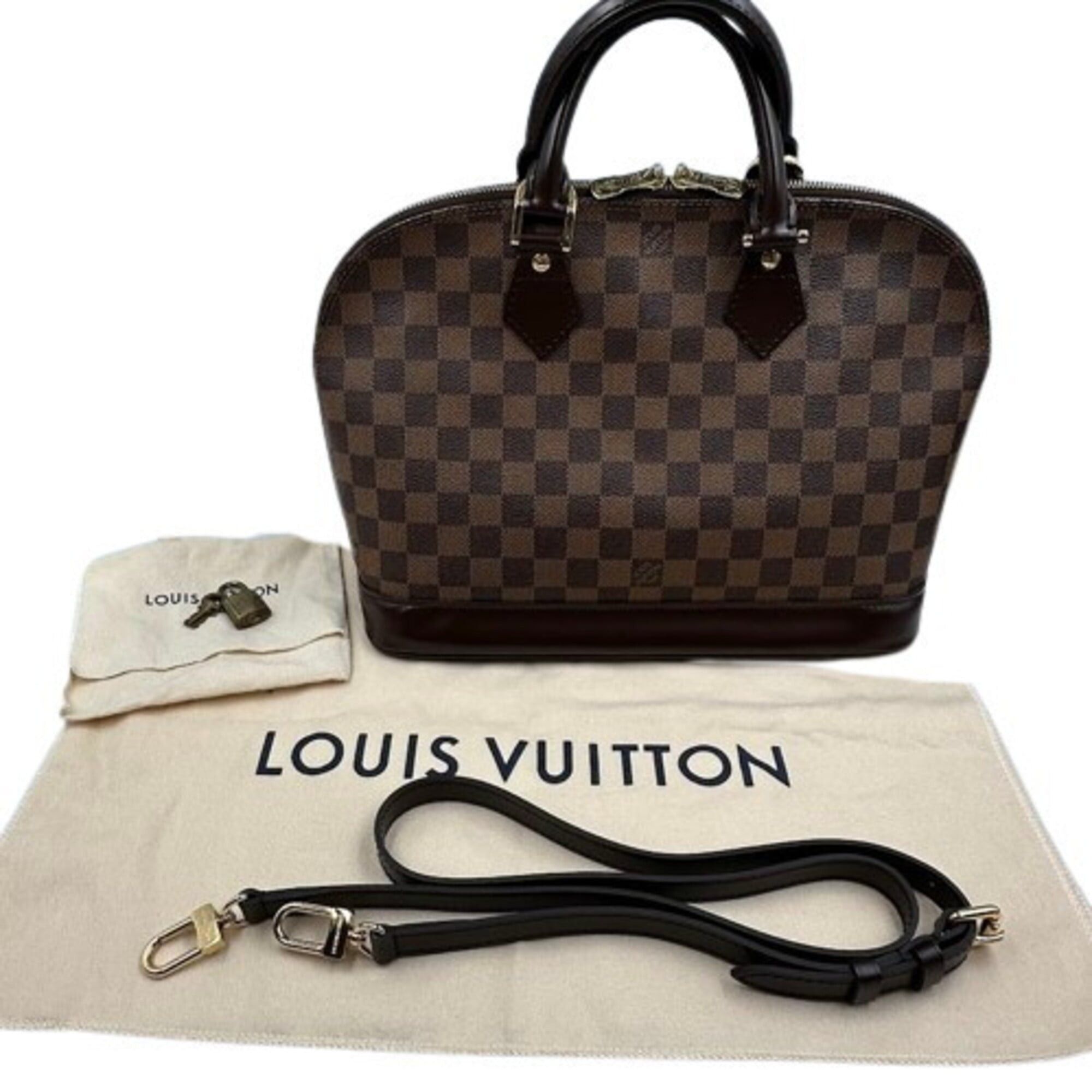 Louis Vuitton Louis Vuitton Alma PM Damier Handbag, Brown, with Shoulder Strap Size ONE SIZE - 3 Thumbnail