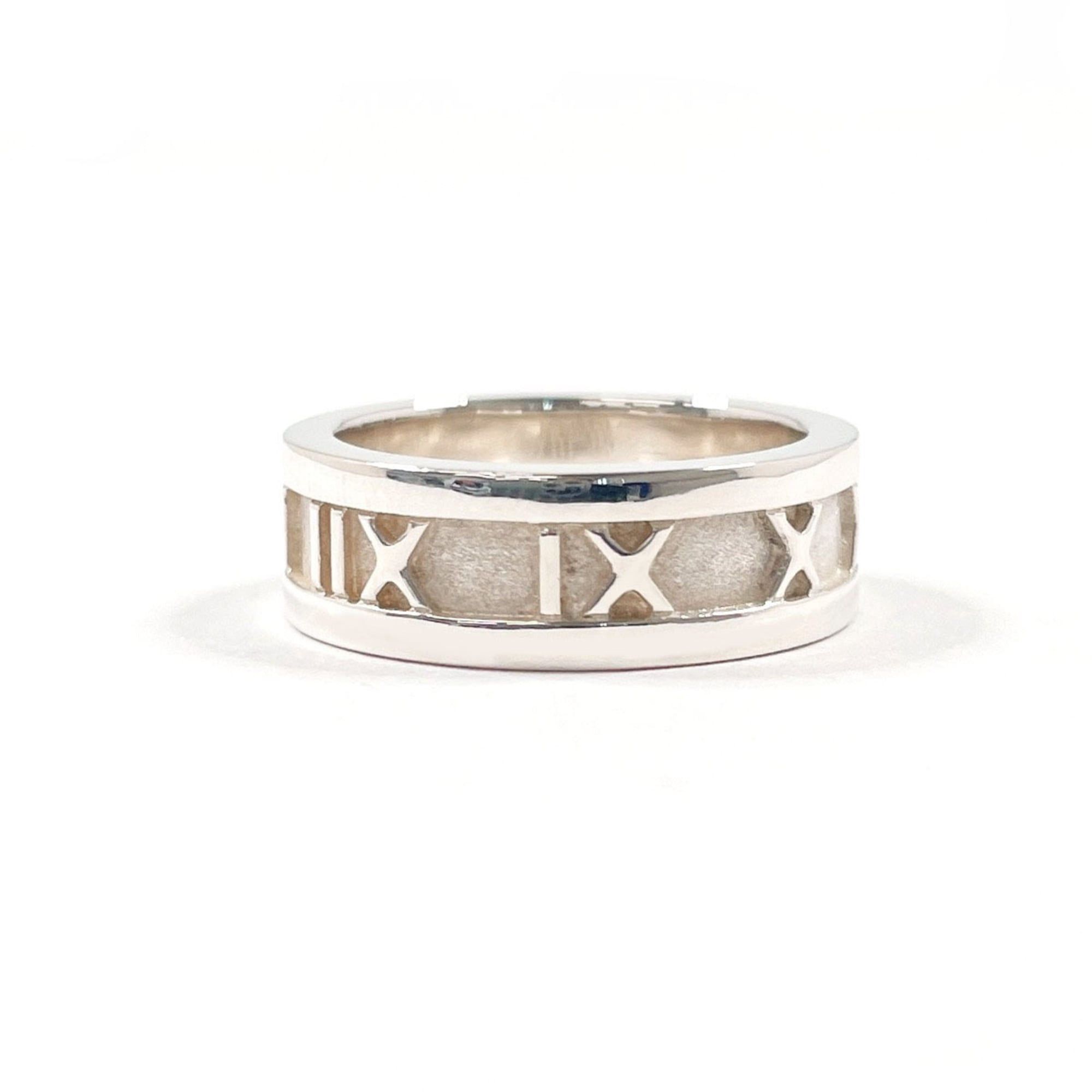 Tiffany & Co. TIFFANY&Co. Tiffany Atlas Ring, Sterling Silver 925, Size 8.5cm, Women's Size ONE SIZE - 2 Thumbnail