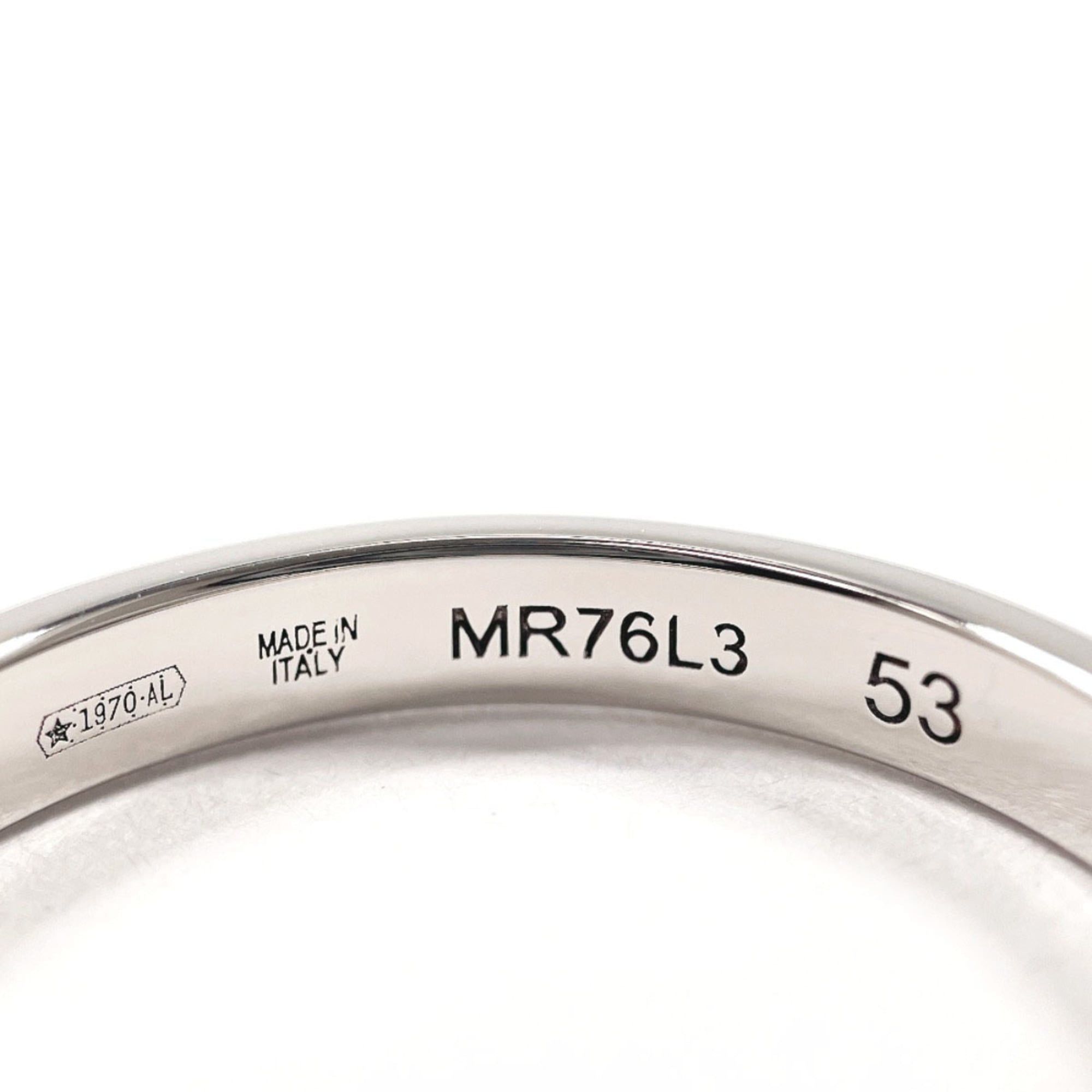 Bvlgari BVLGARI Fedi Wedding Ring, Platinum 950, Size 12, Silver, Men's Size ONE SIZE - 4 Thumbnail