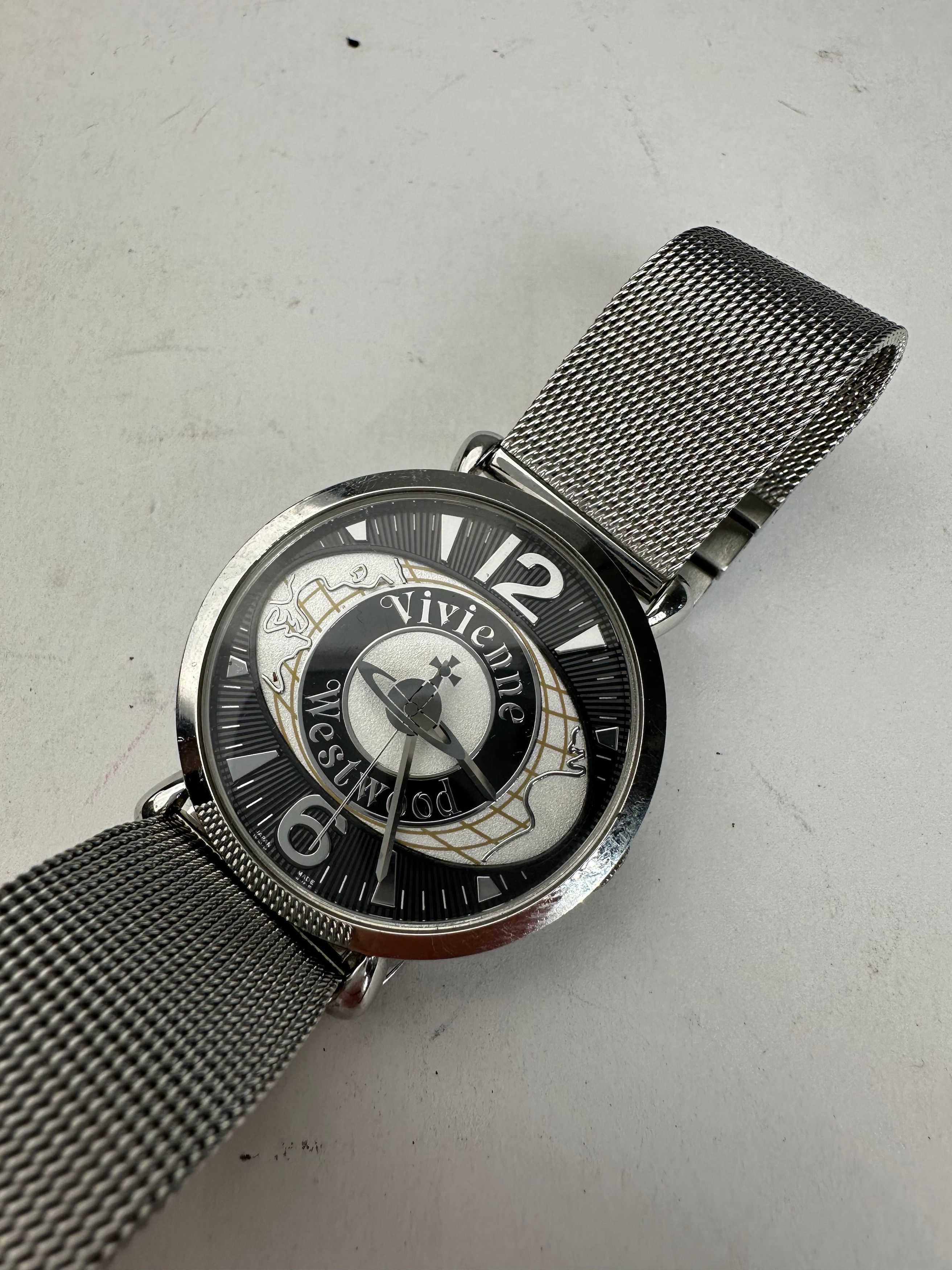 Vivienne Westwood Vintage Steel Quartz Watch Silver Size ONE SIZE - 5 Thumbnail