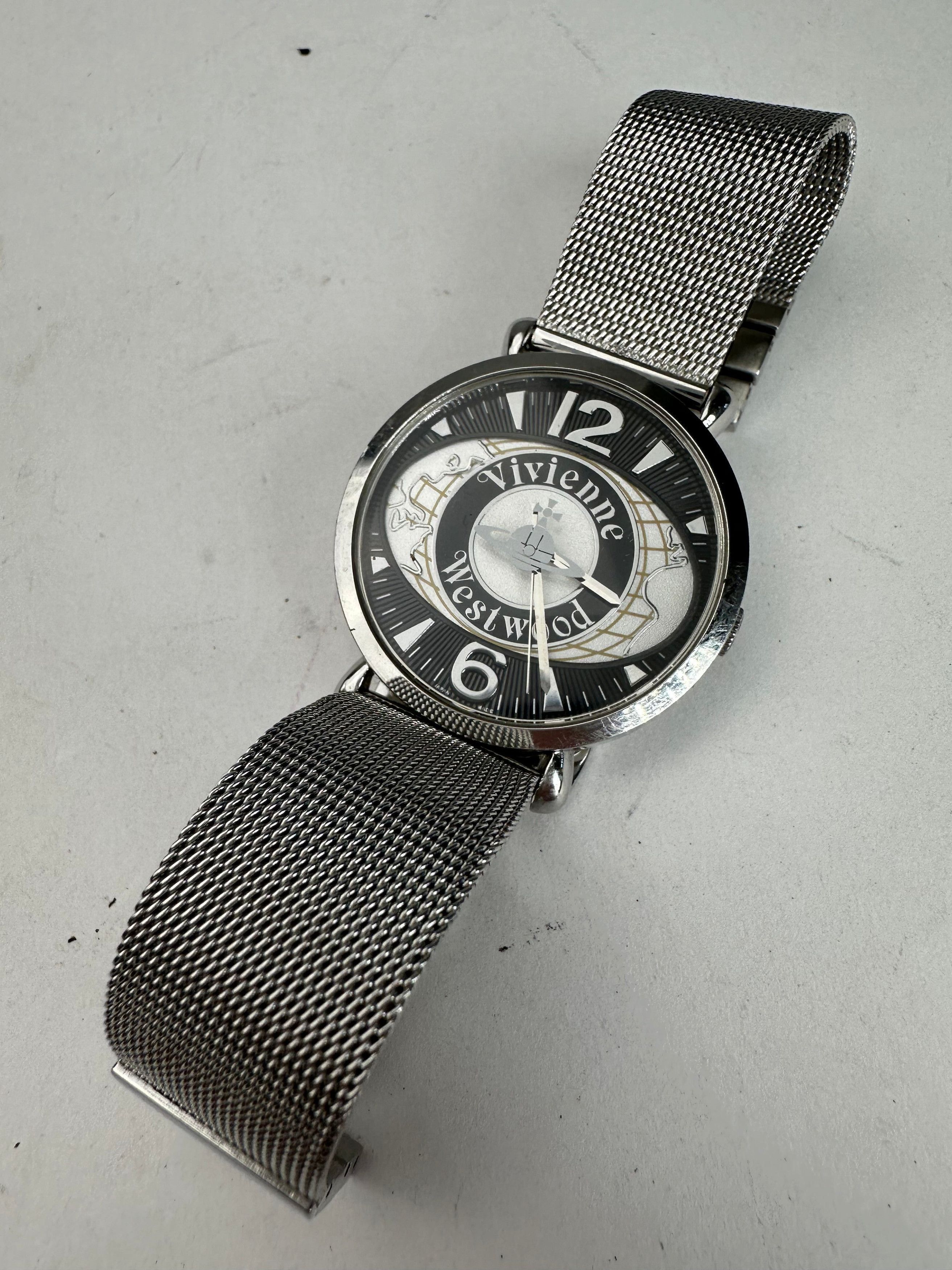 Vivienne Westwood Vintage Steel Quartz Watch Silver Size ONE SIZE - 12 Thumbnail