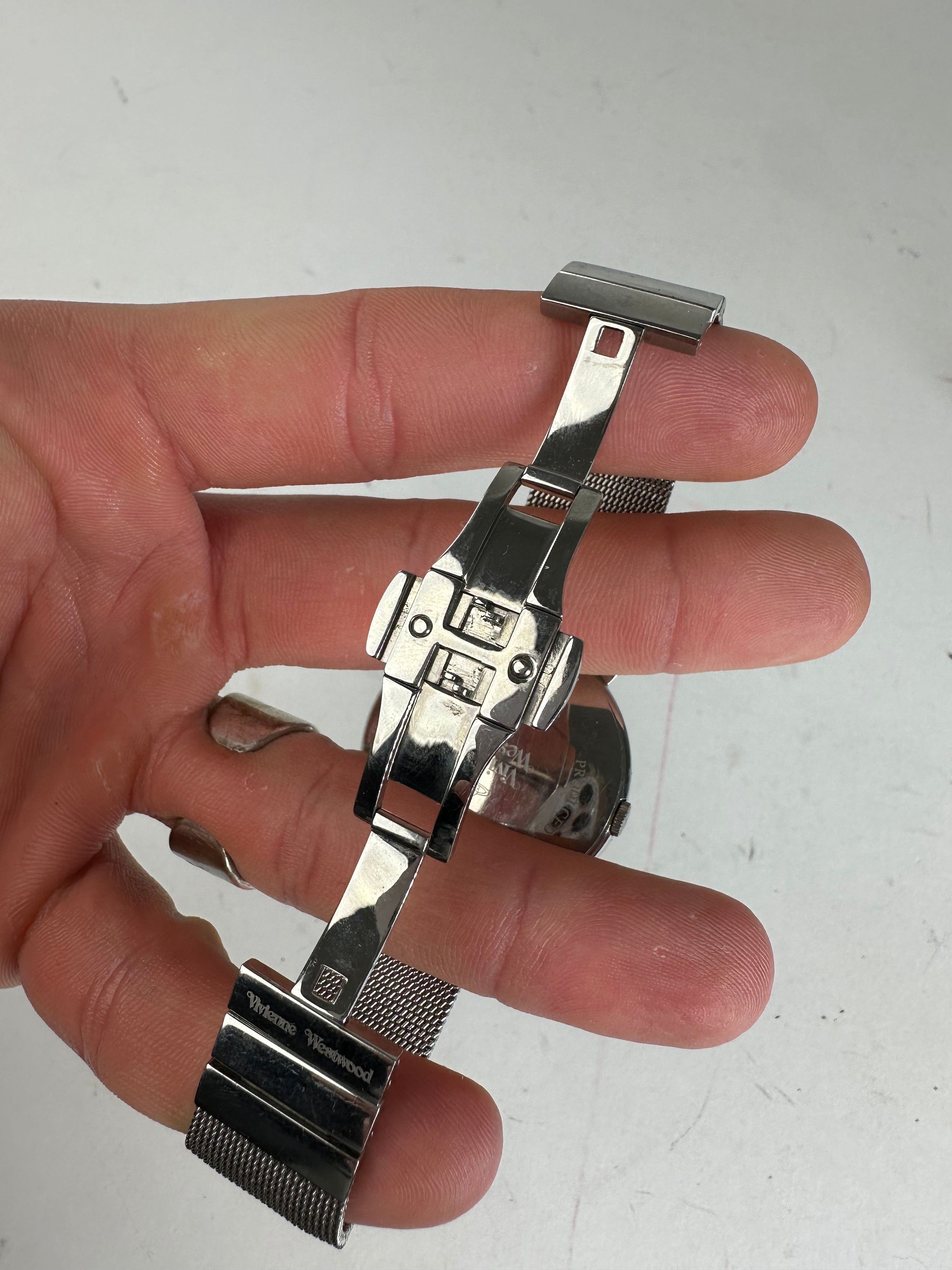 Vivienne Westwood Vintage Steel Quartz Watch Silver Size ONE SIZE - 6 Thumbnail