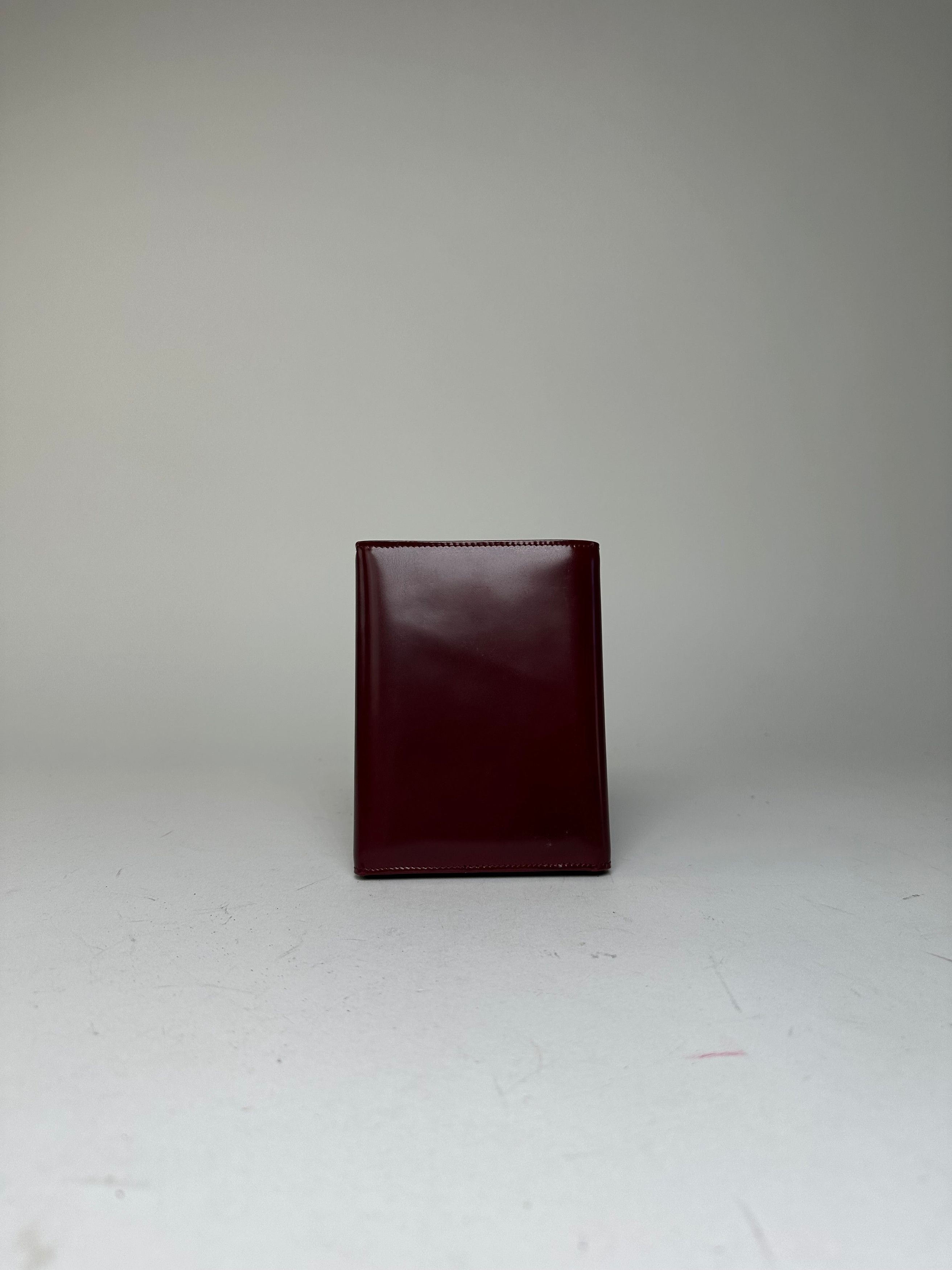 Cartier Vintage Panthère Leather Bifold Wallet Burgundy Size ONE SIZE - 11 Thumbnail