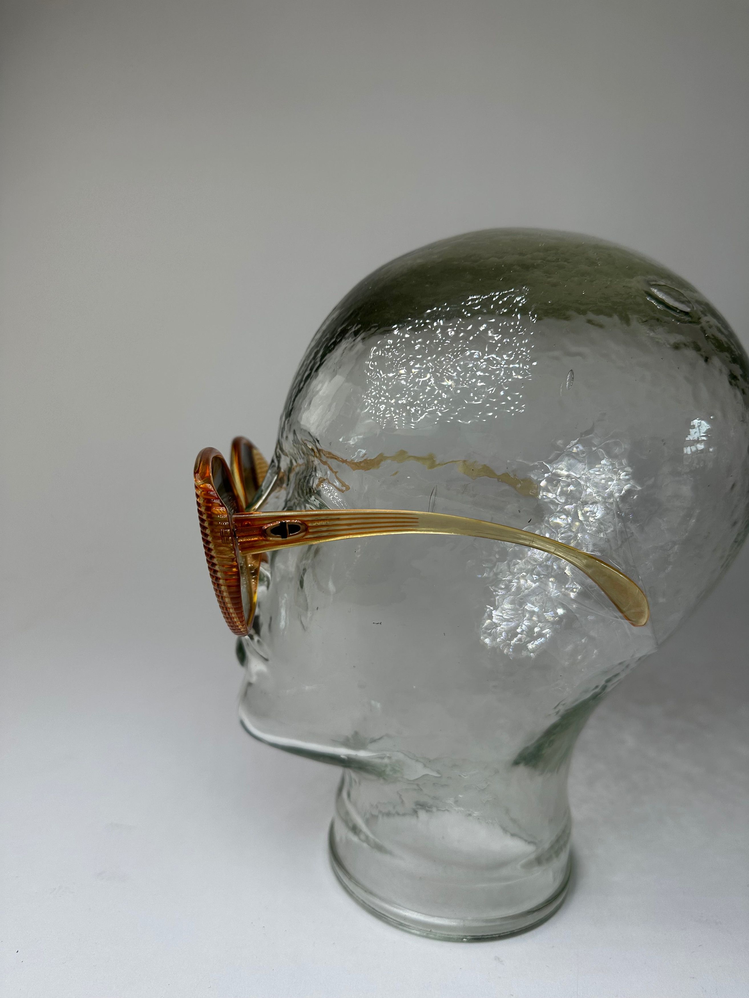Dior Vintage Butterfly Overd Sunglasses Model 2061 Amber Size ONE SIZE - 12 Thumbnail