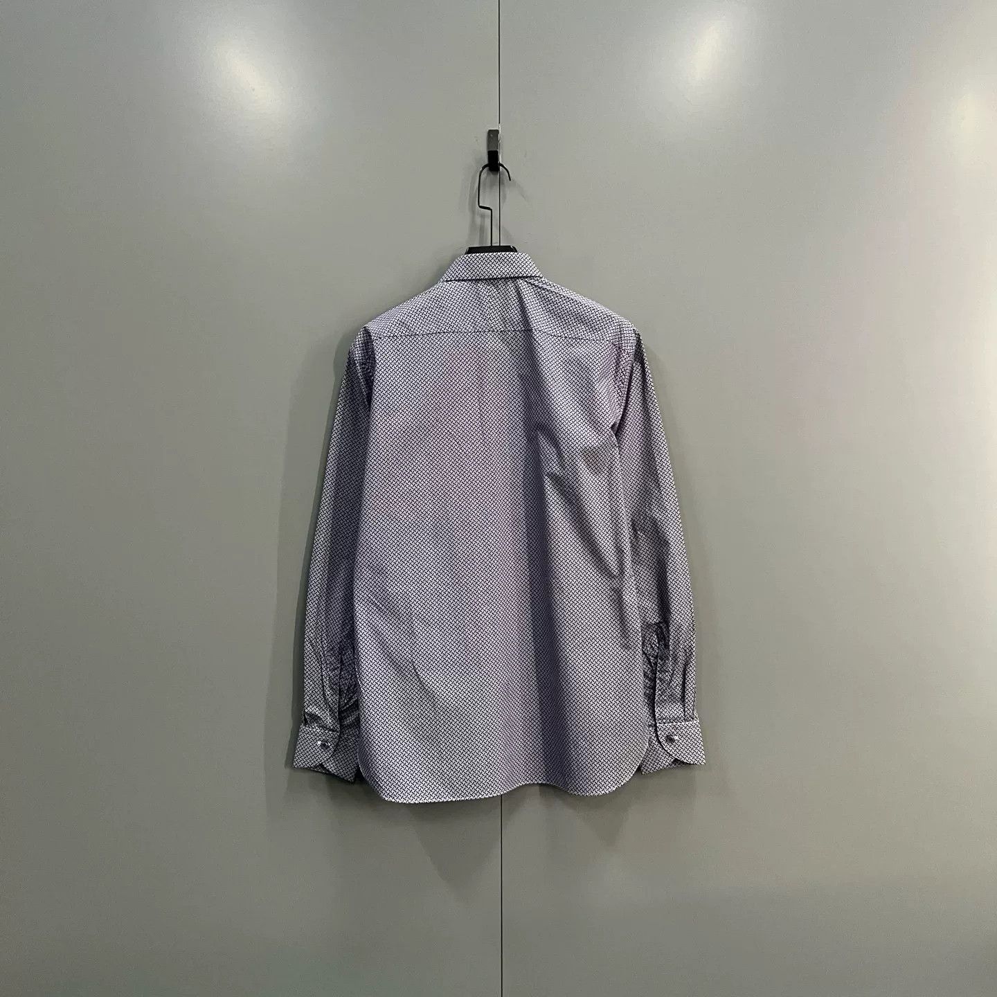 Ermenegildo Zegna Ermenegildo Zegna Couture Geometric Print Shirt XL Size US XL / EU 56 / 4 - 3 Thumbnail