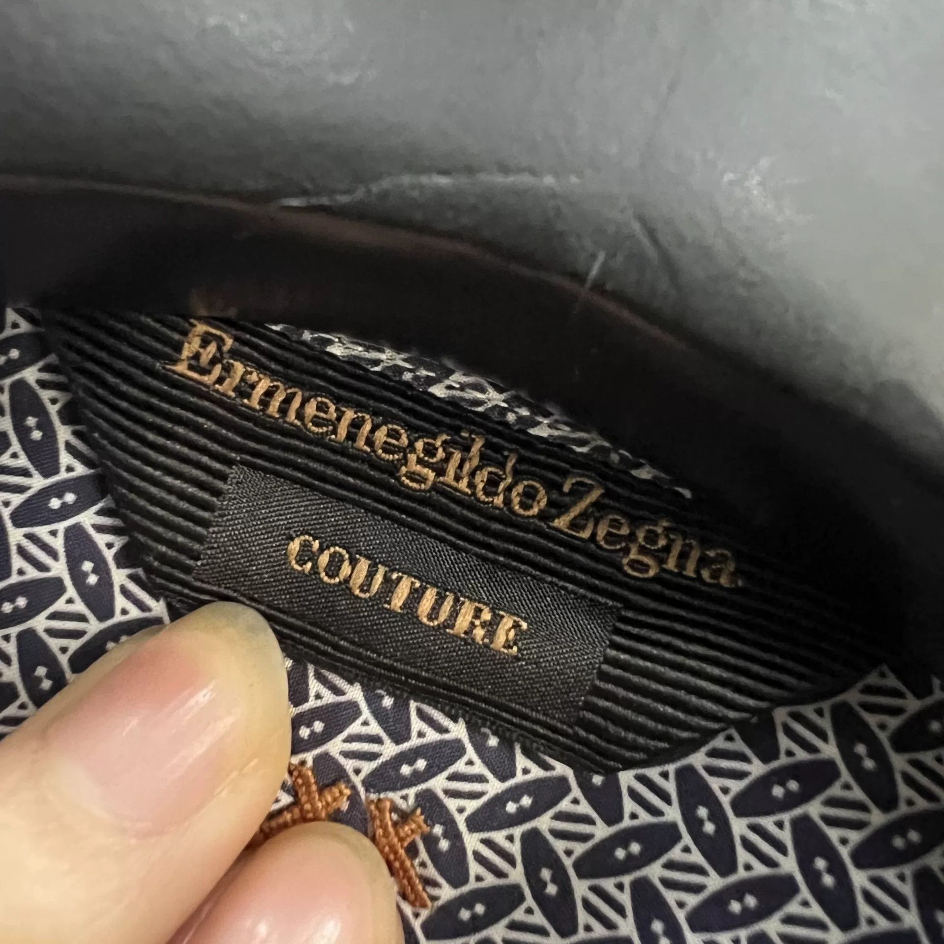 Ermenegildo Zegna Ermenegildo Zegna Couture Geometric Print Shirt XL Size US XL / EU 56 / 4 - 4 Thumbnail