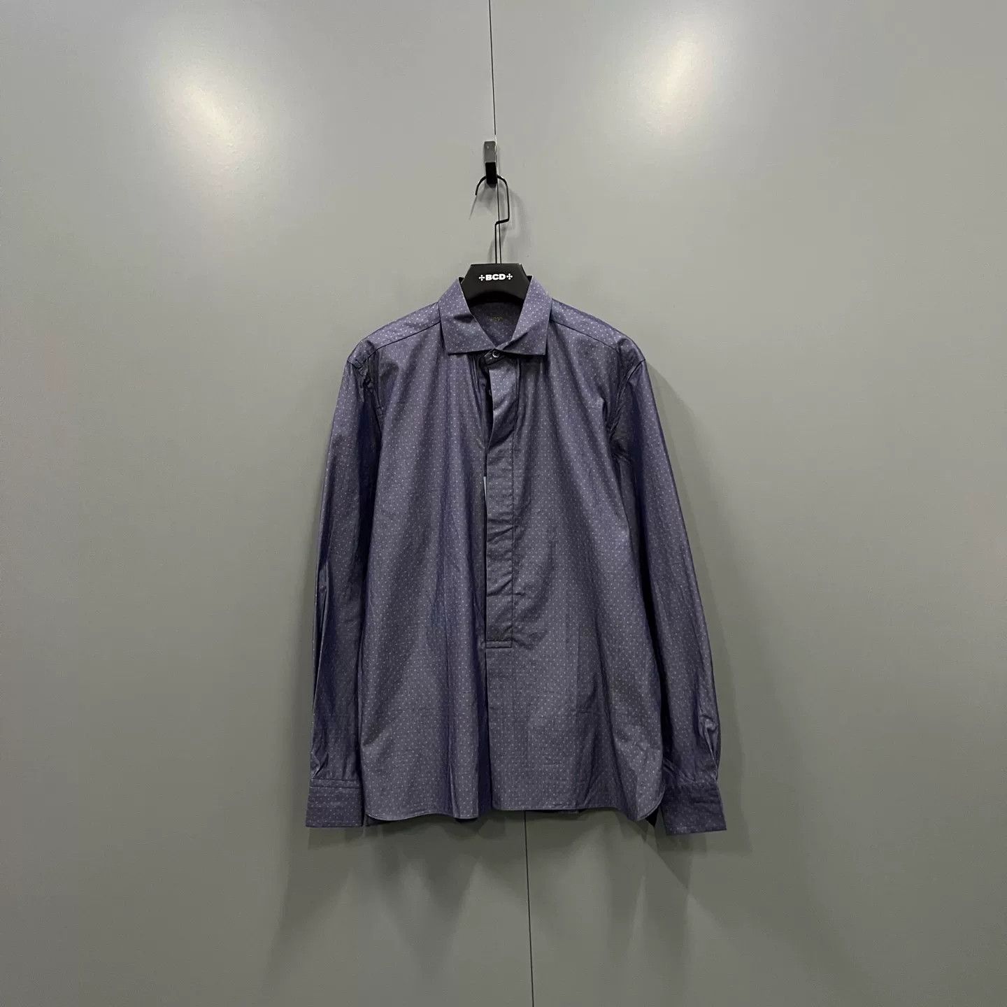 Z Zegna Zegna Polka Dot Pattern Button Up Shirt Size L Size US L / EU 52-54 / 3 - 2 Thumbnail