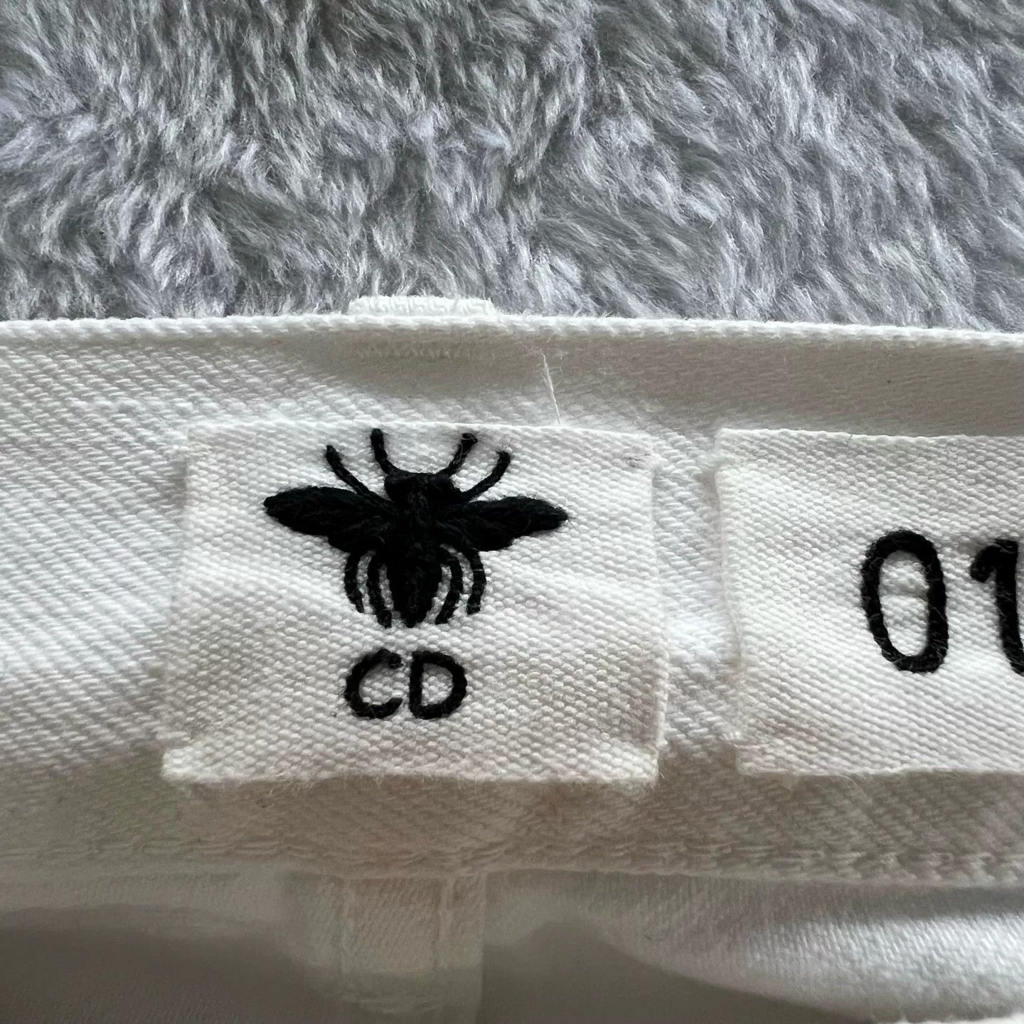 Dior Dior Bee Logo White Jeans FR 36 Size 26" / US 2 / IT 38 - 4 Thumbnail