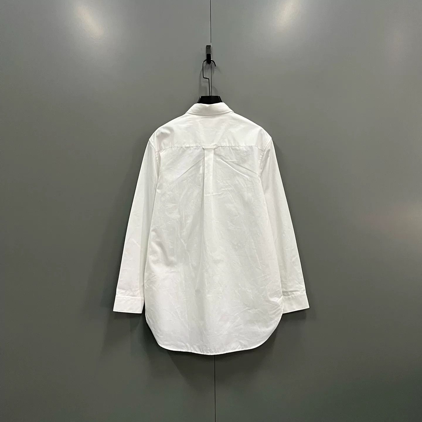 Burberry Burberry White Cotton Spliced Pocket Shirt US M Size US M / EU 48-50 / 2 - 3 Thumbnail