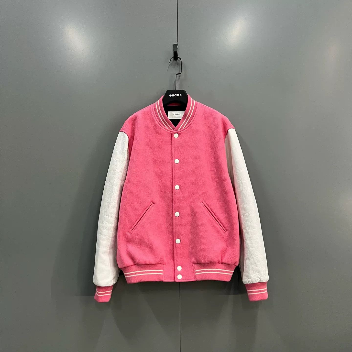Celine Celine Flamingo Tensions Varsity Jacket Size 50 Size US M / EU 48-50 / 2 - 2 Thumbnail