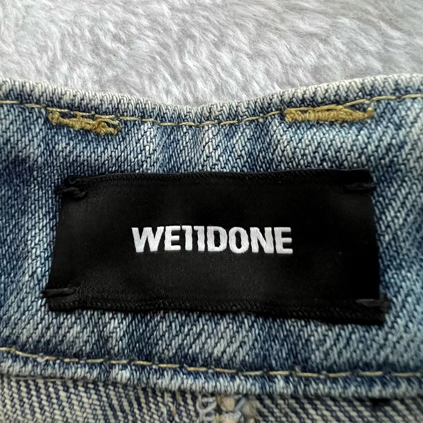 WE11DONE WE11DONE Light Wash Denim Shorts Size S Size US 30 / EU 46 - 4 Thumbnail
