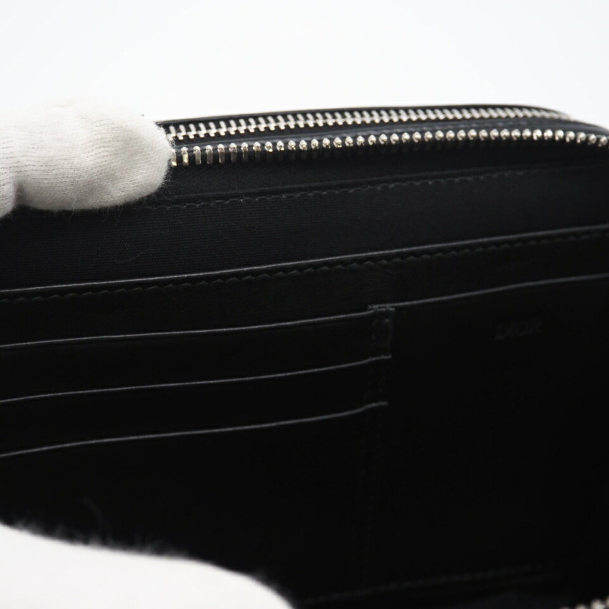 Dior Christian Dior Dior Oblique Galaxy Leather Shoulder Bag 2ESBC119VPD Black for Women Size ONE SIZE - 10 Thumbnail