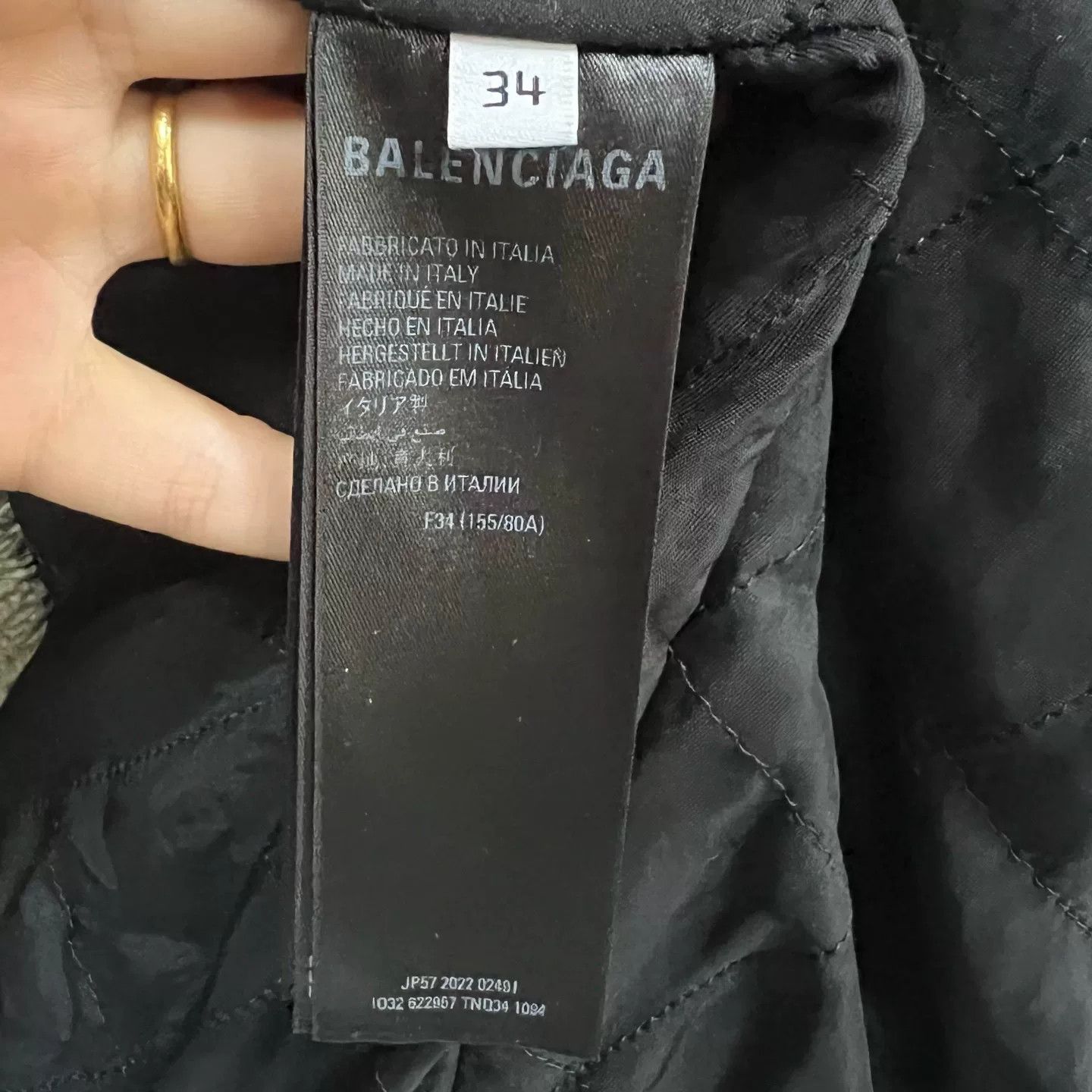 Balenciaga Balenciaga All-Over Logo Fleece Jacket FR 34 Size XS / US 0-2 / IT 36-38 - 5 Thumbnail