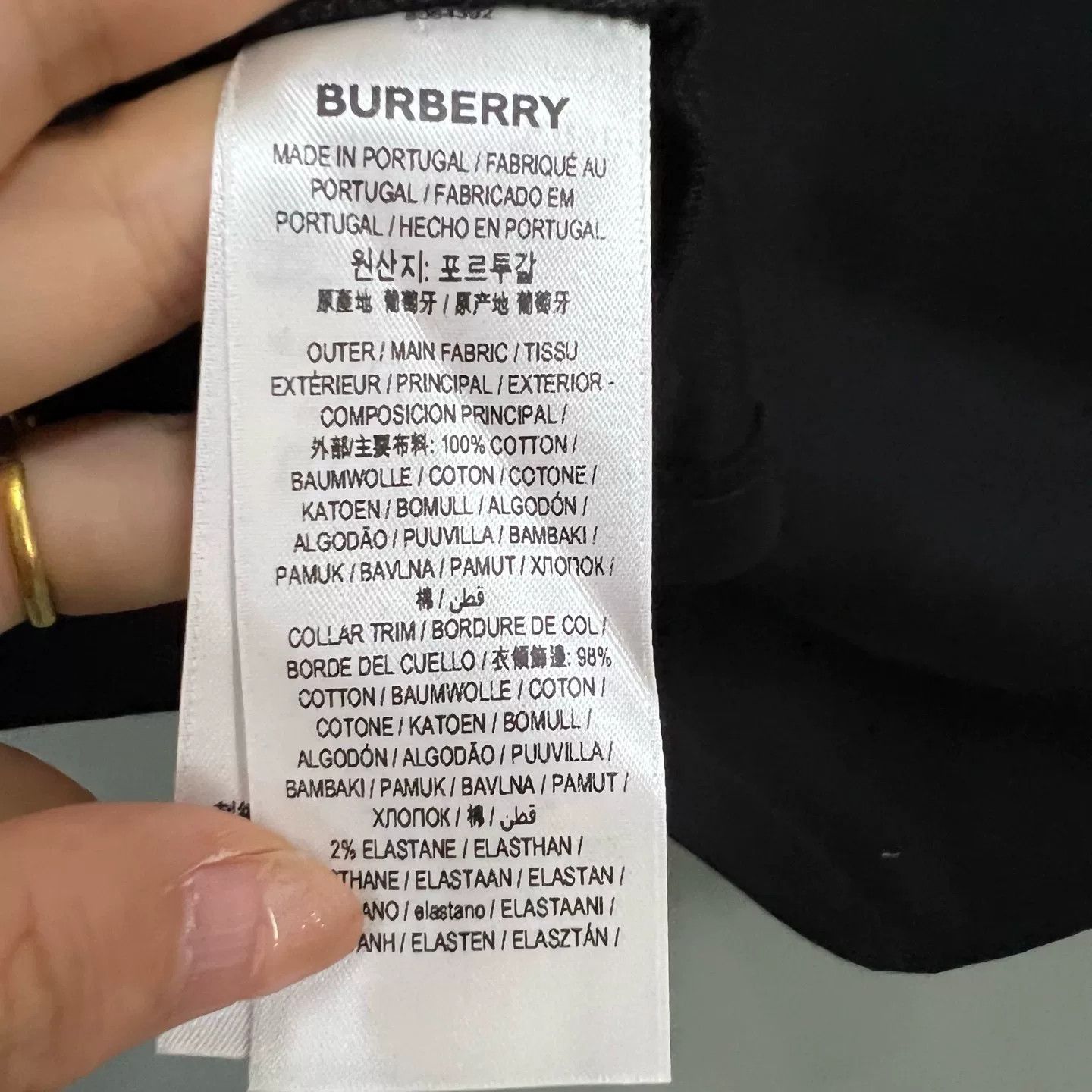 Burberry Burberry Crystal Embellished T-Shirt Size XS Size US XS / EU 42 / 0 - 6 Thumbnail