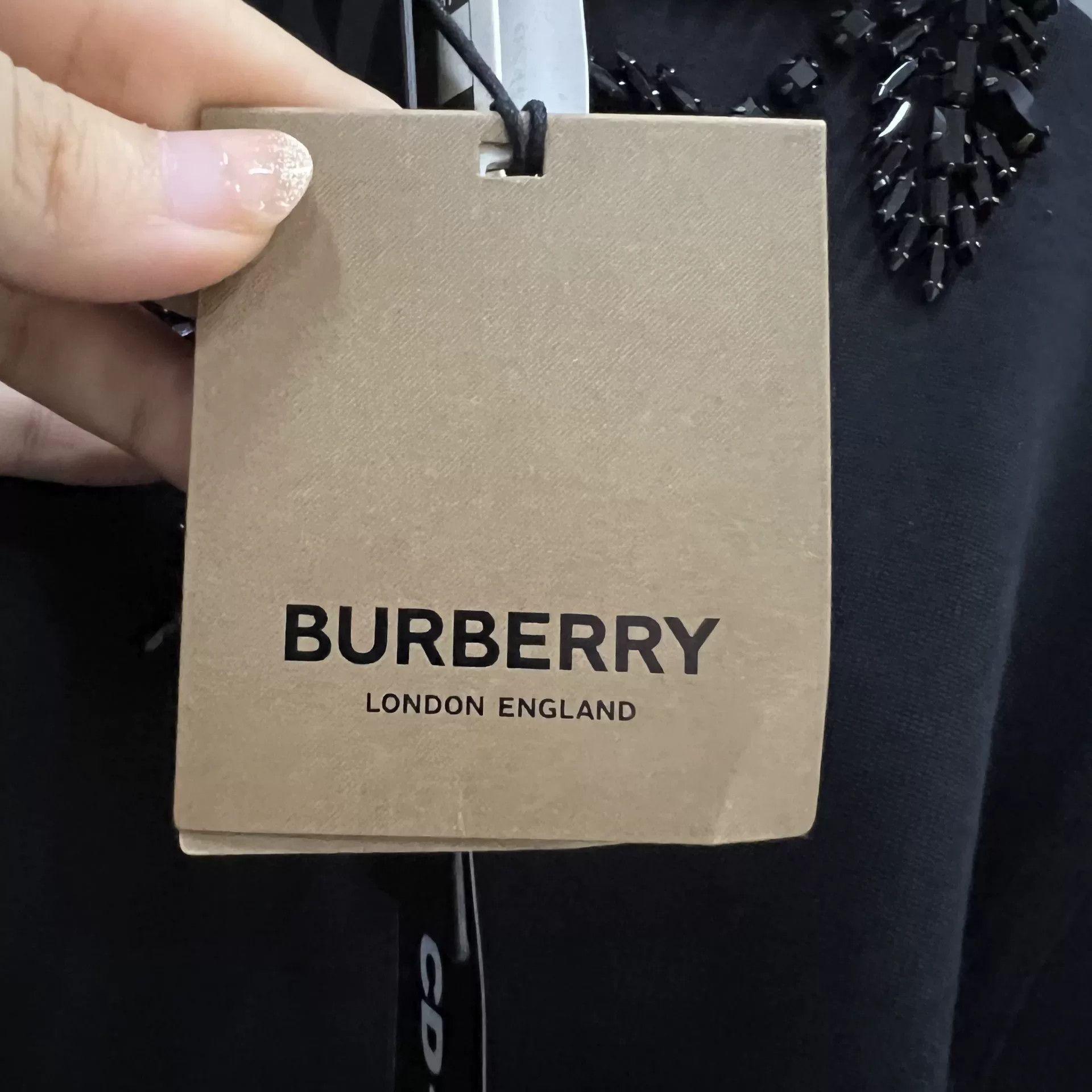 Burberry Burberry Crystal Embellished T-Shirt Size XS Size US XS / EU 42 / 0 - 5 Thumbnail