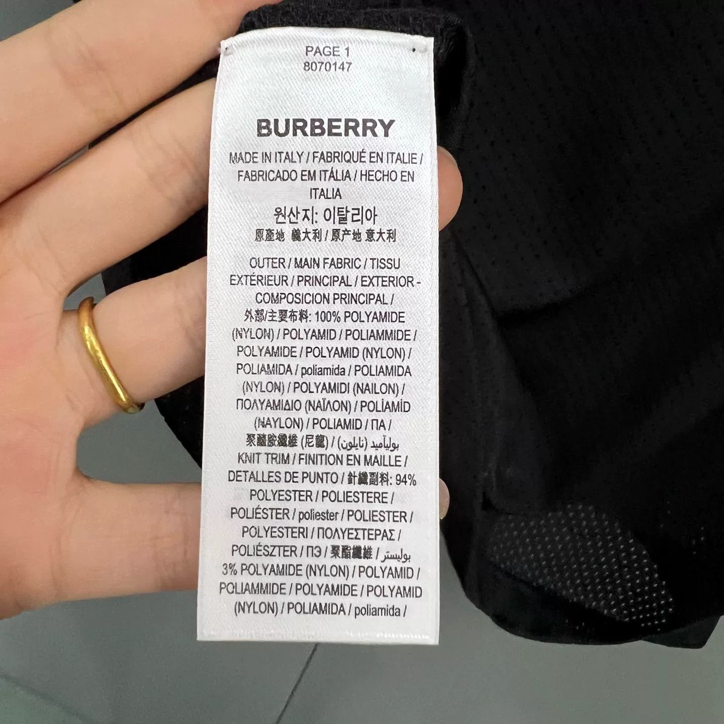 Burberry Burberry Eye Logo Print Mesh T-Shirt Size XS Size US XS / EU 42 / 0 - 6 Thumbnail