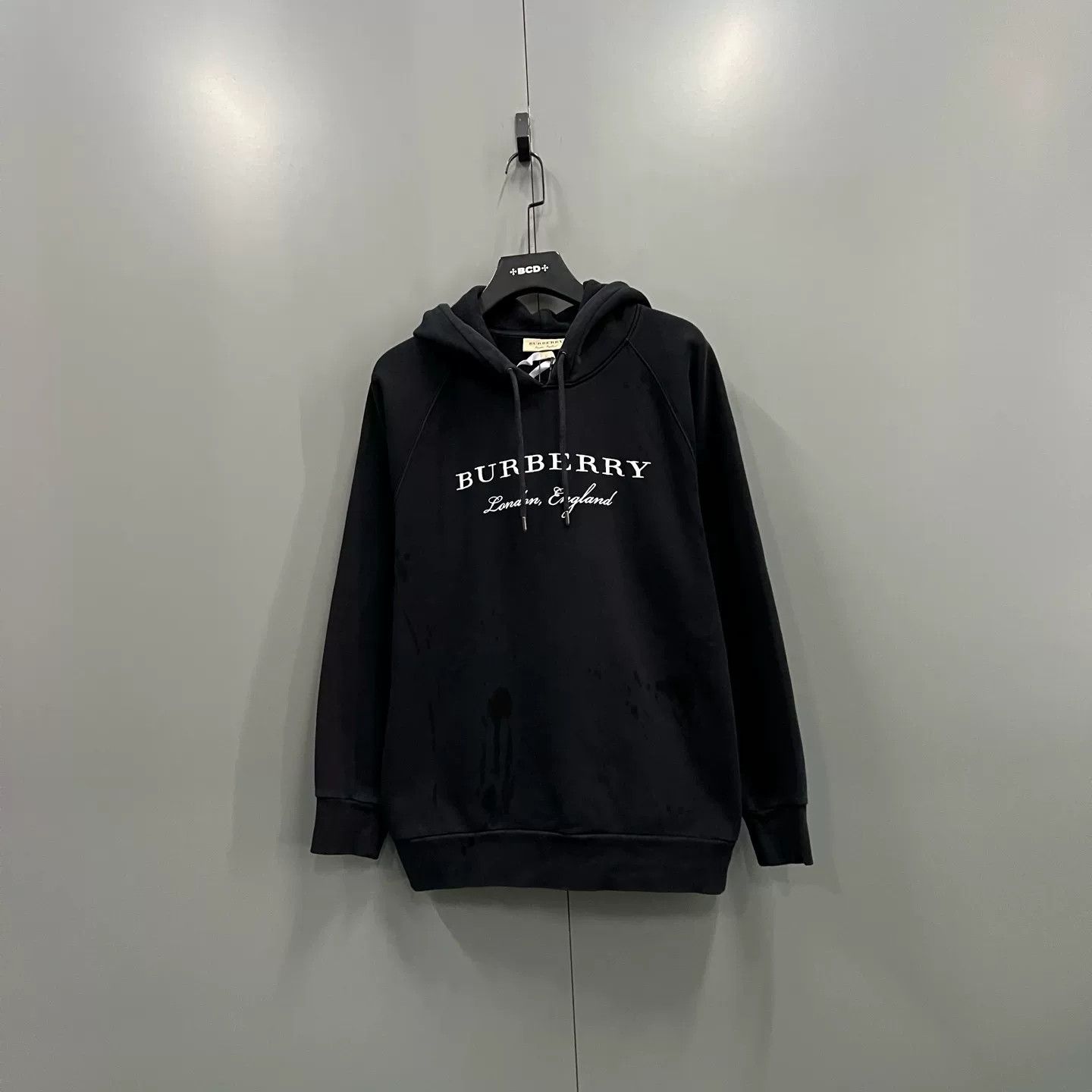 Burberry Burberry Logo Embroidered Hoodie L Size US L / EU 52-54 / 3 - 2 Thumbnail