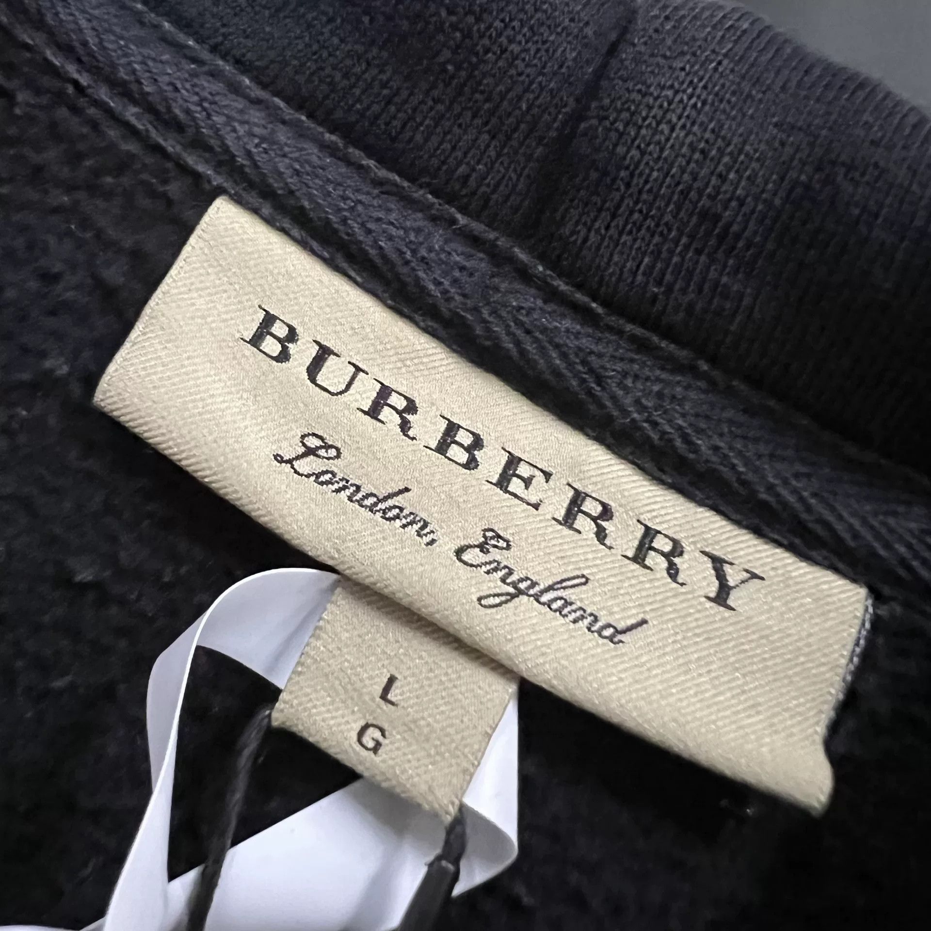 Burberry Burberry Logo Embroidered Hoodie L Size US L / EU 52-54 / 3 - 4 Thumbnail