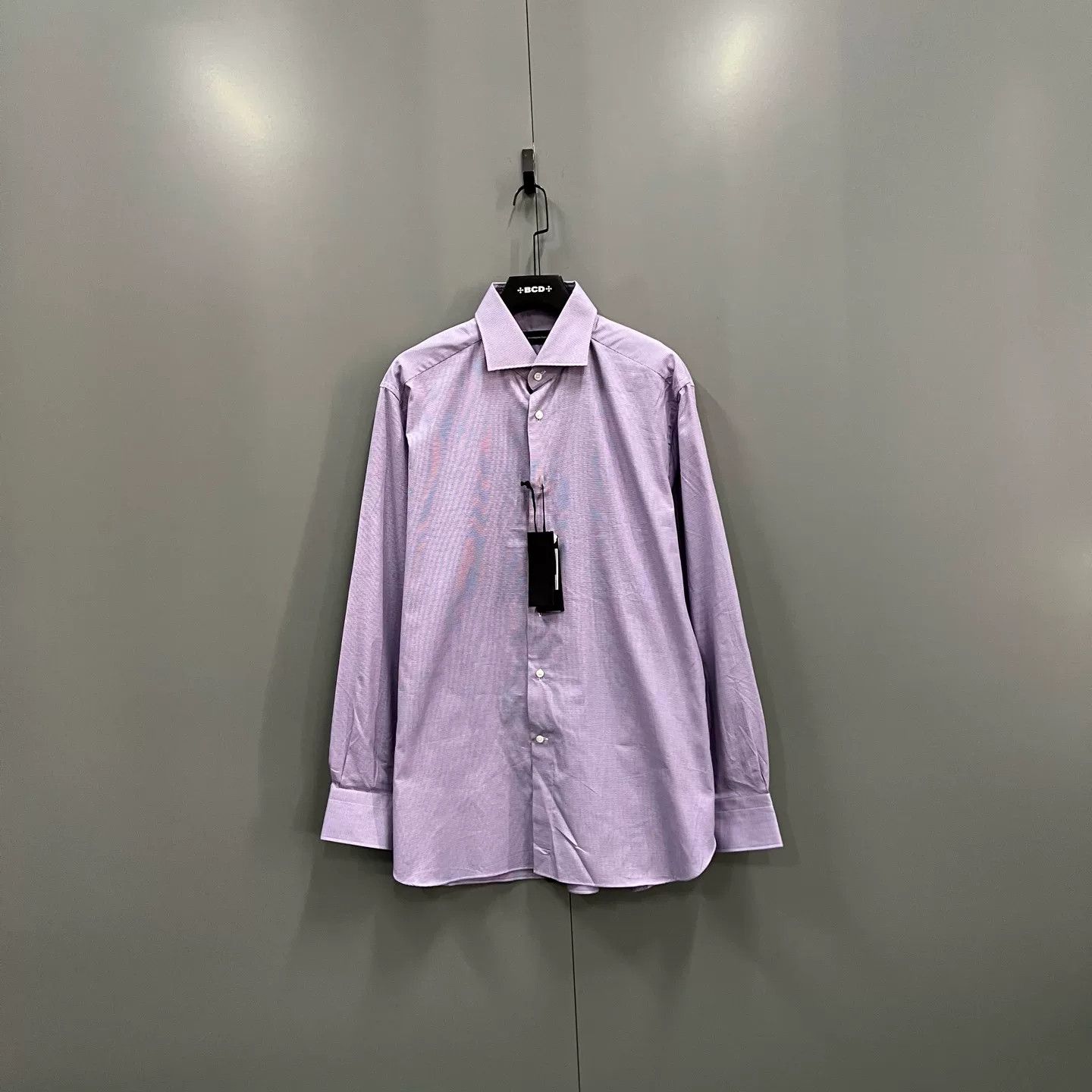 Ermenegildo Zegna Ermenegildo Zegna Micro Check Shirt 43 (L) Size US L / EU 52-54 / 3 - 2 Thumbnail