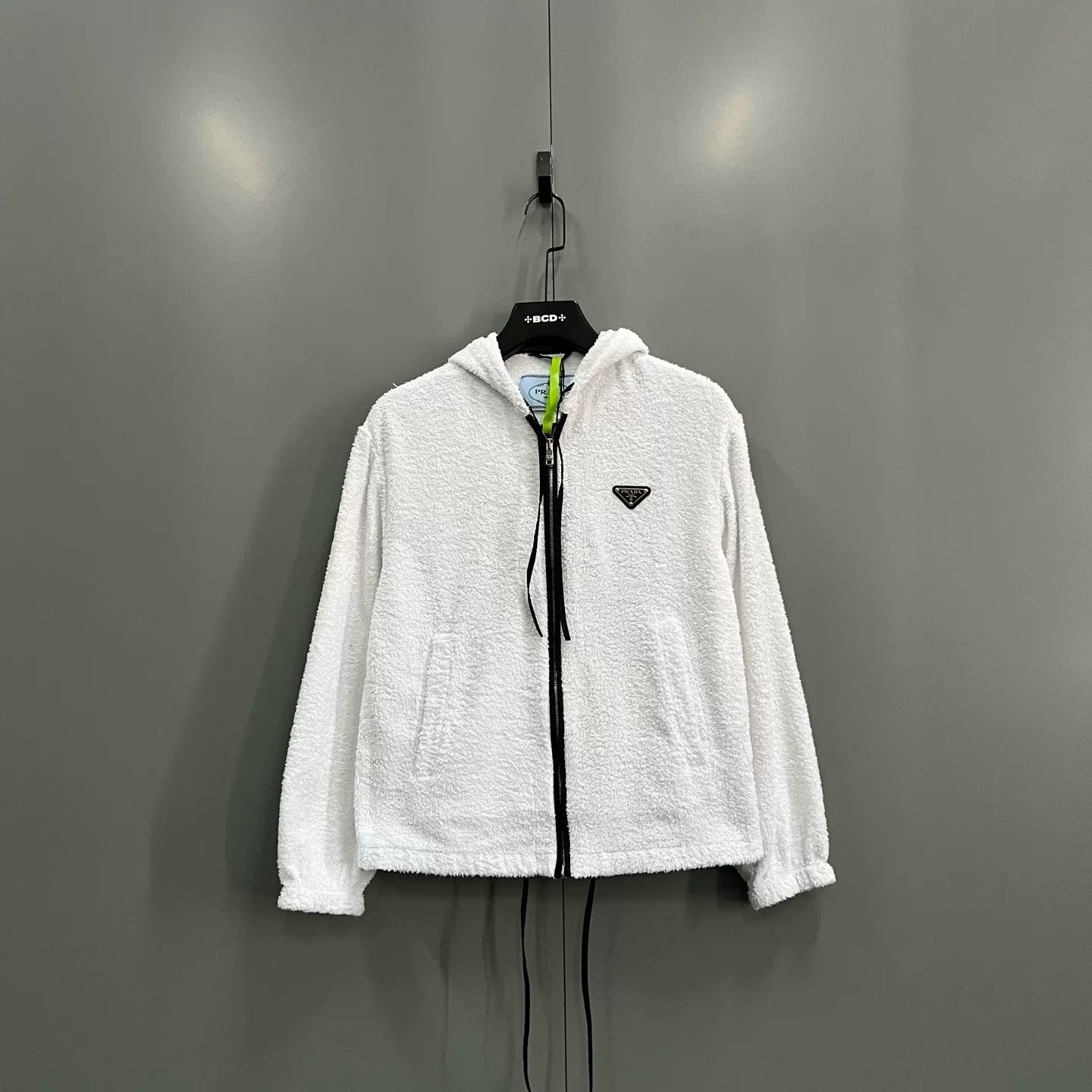 Prada Prada Logo Fleece Zip-Up Hoodie IT 38 Size XS / US 0-2 / IT 36-38 - 2 Thumbnail