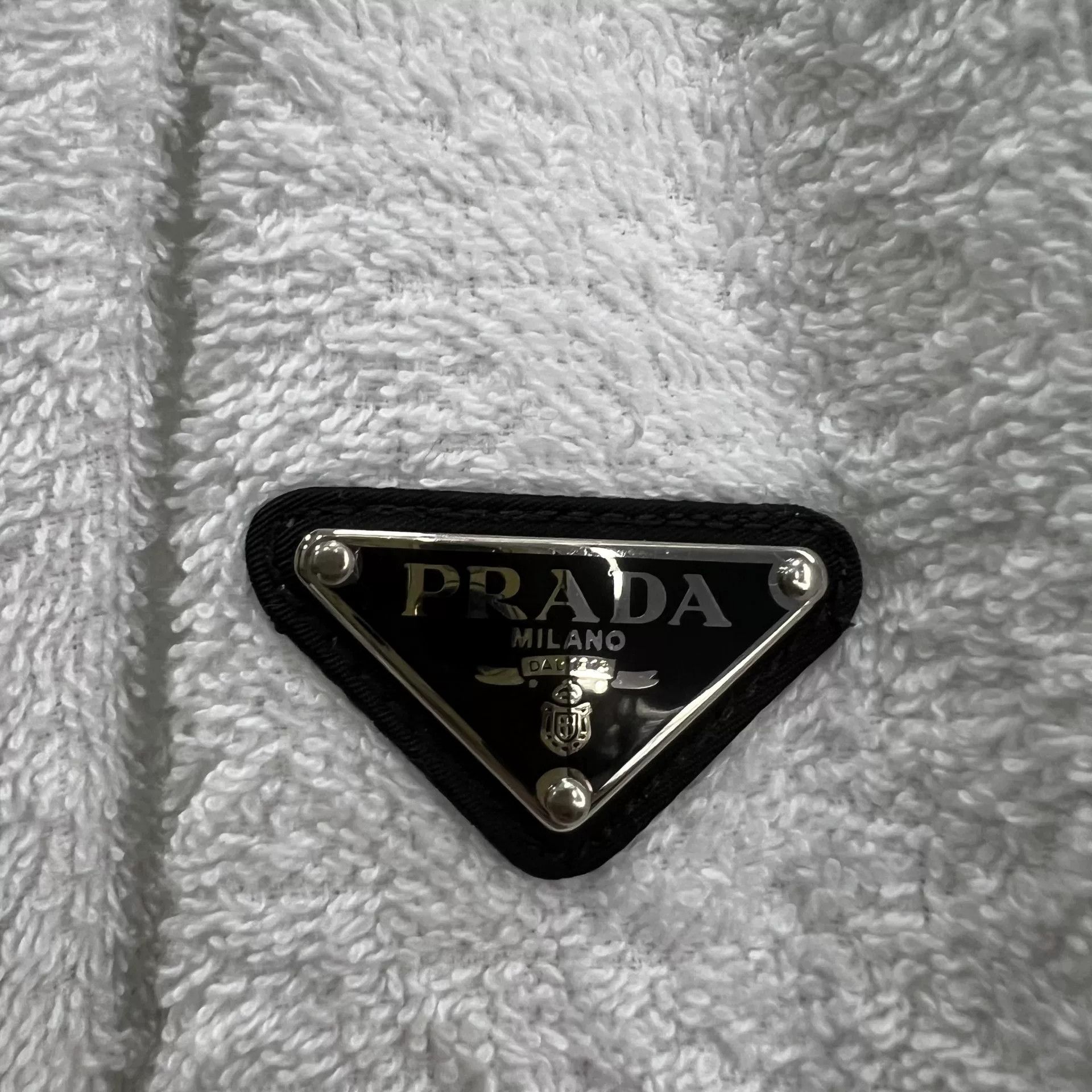 Prada Prada Logo Fleece Zip-Up Hoodie IT 38 Size XS / US 0-2 / IT 36-38 - 4 Thumbnail