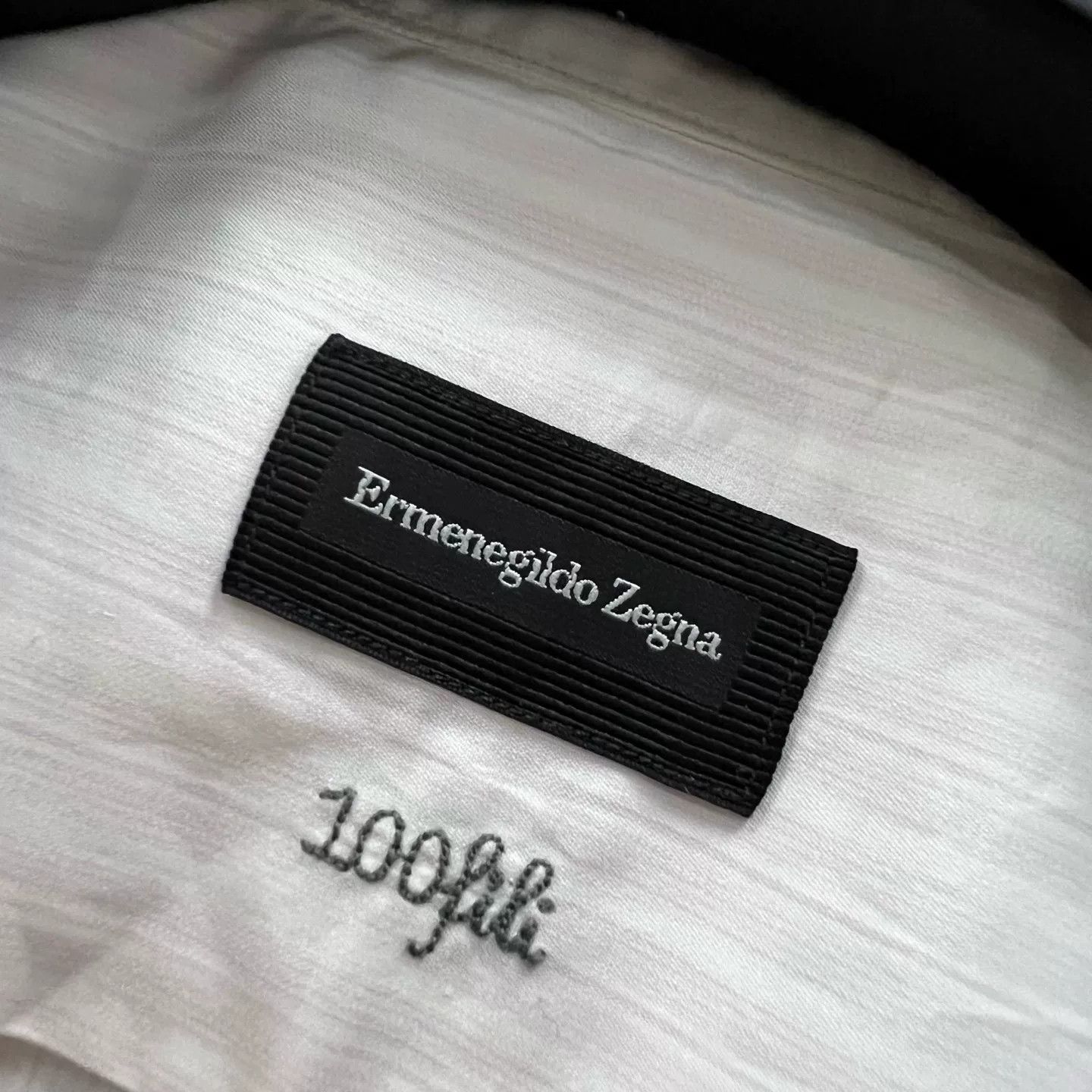Z Zegna Zegna Pink Striped 100fili Cotton Shirt Size 41 Size US L / EU 52-54 / 3 - 4 Thumbnail